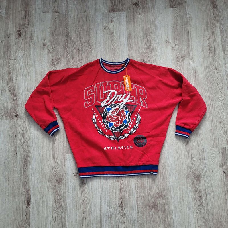 Superdry superdry hoodie red vintage crewneck y2k Size US S / EU 44-46 / 1 - 1 Thumbnail