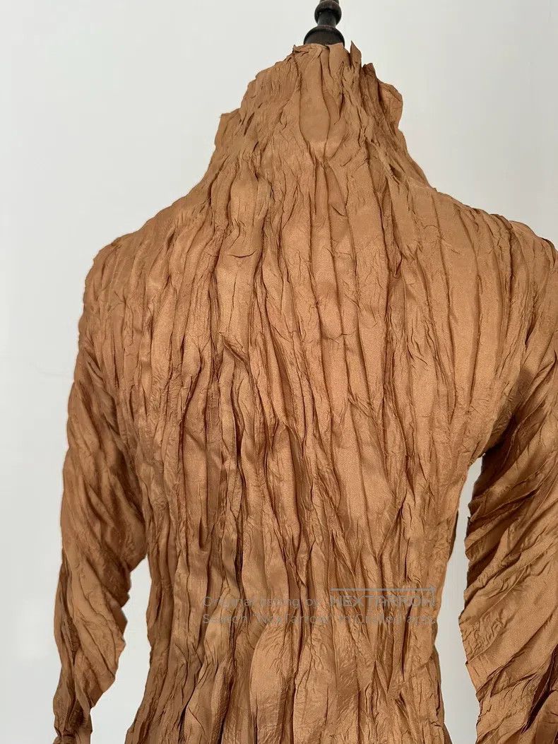 Issey Miyake Issey Miyake Yellow Long Sleeve Size L / US 10 / IT 46 - 4 Thumbnail