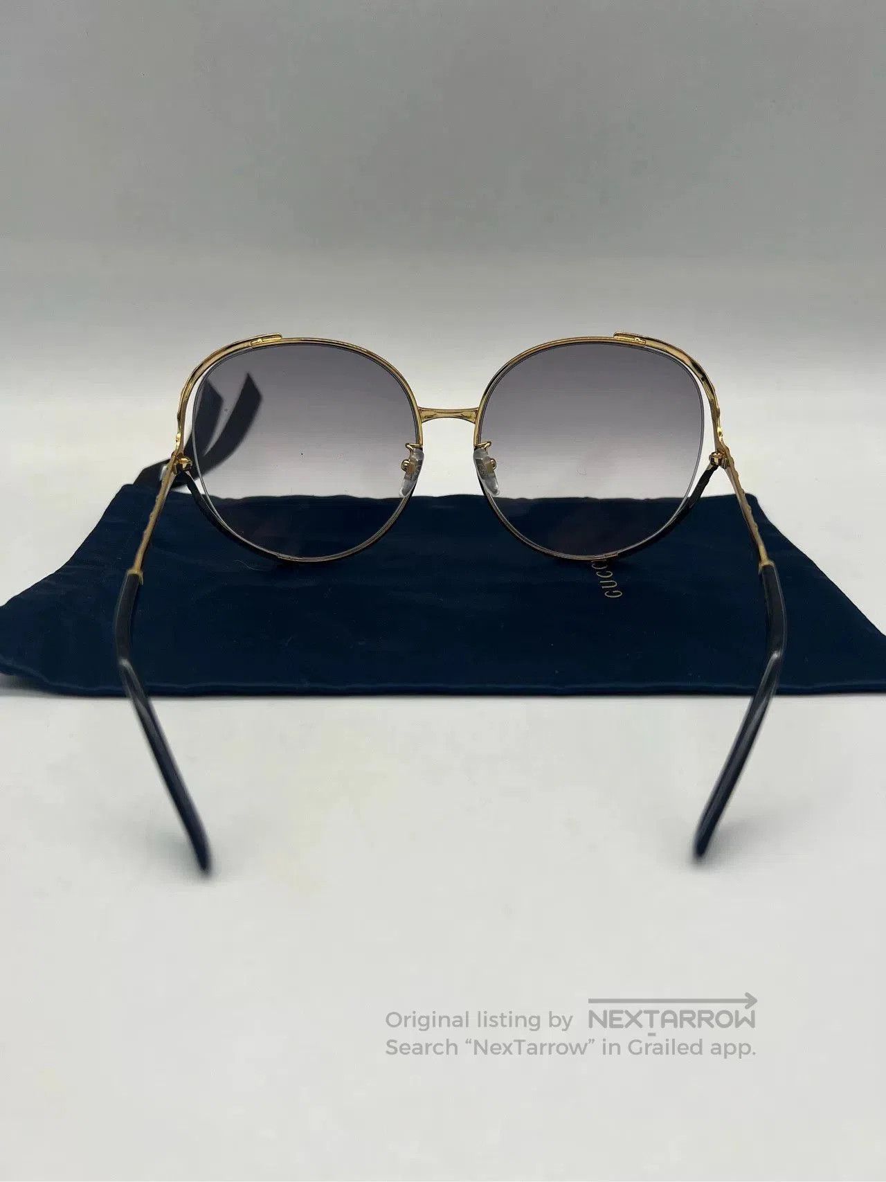 Gucci gucci bamboo sunglasses in red and black. Size ONE SIZE - 4 Thumbnail