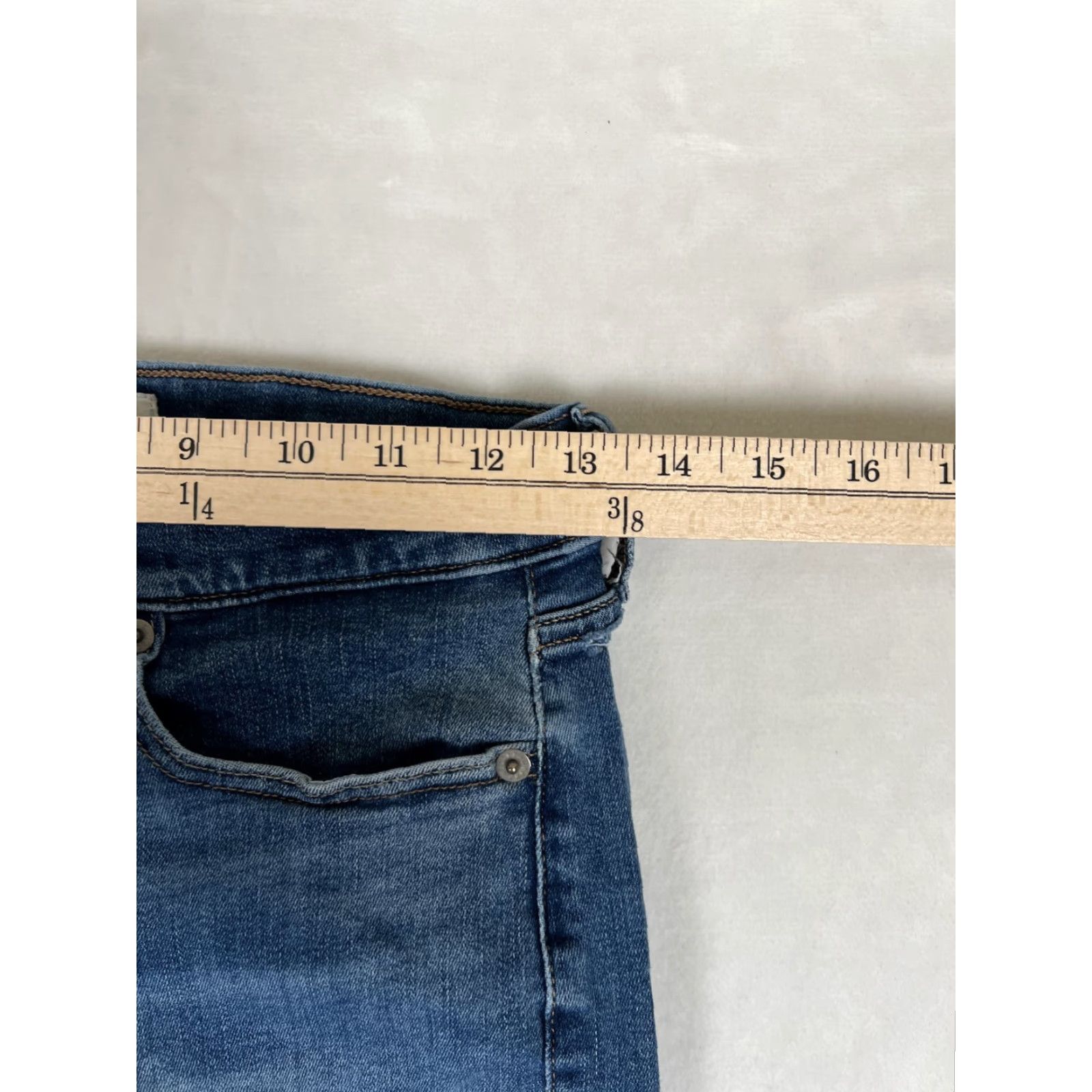 Lucky Brand Lucky Brand Jeans Womens Bootcut Jeans Mid Rise Blue Medium Wash 4/27R 27in Inseam 30.5in Stretch Denim Zip Fly Pockets Belt Loops Leather Patch Size 27" / US 4 / IT 40 - 4 Thumbnail