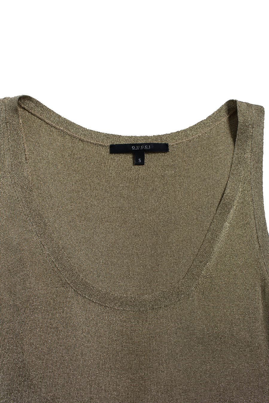Gucci Gucci, gold sleeveless lurex top Size S / US 4 / IT 40 - 5 Thumbnail