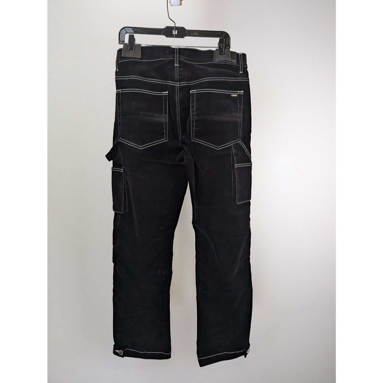 Amiri o1rshd1 Flocked Carpe Jean in Black Size US 32 / EU 48 - 13 Thumbnail
