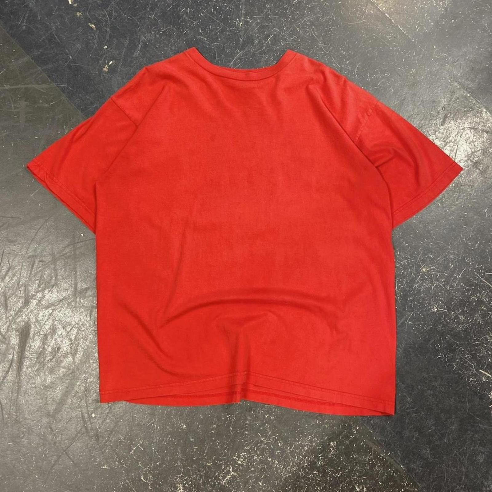 Adidas Vintage Red Adidas Tee Size US XL / EU 56 / 4 - 4 Thumbnail