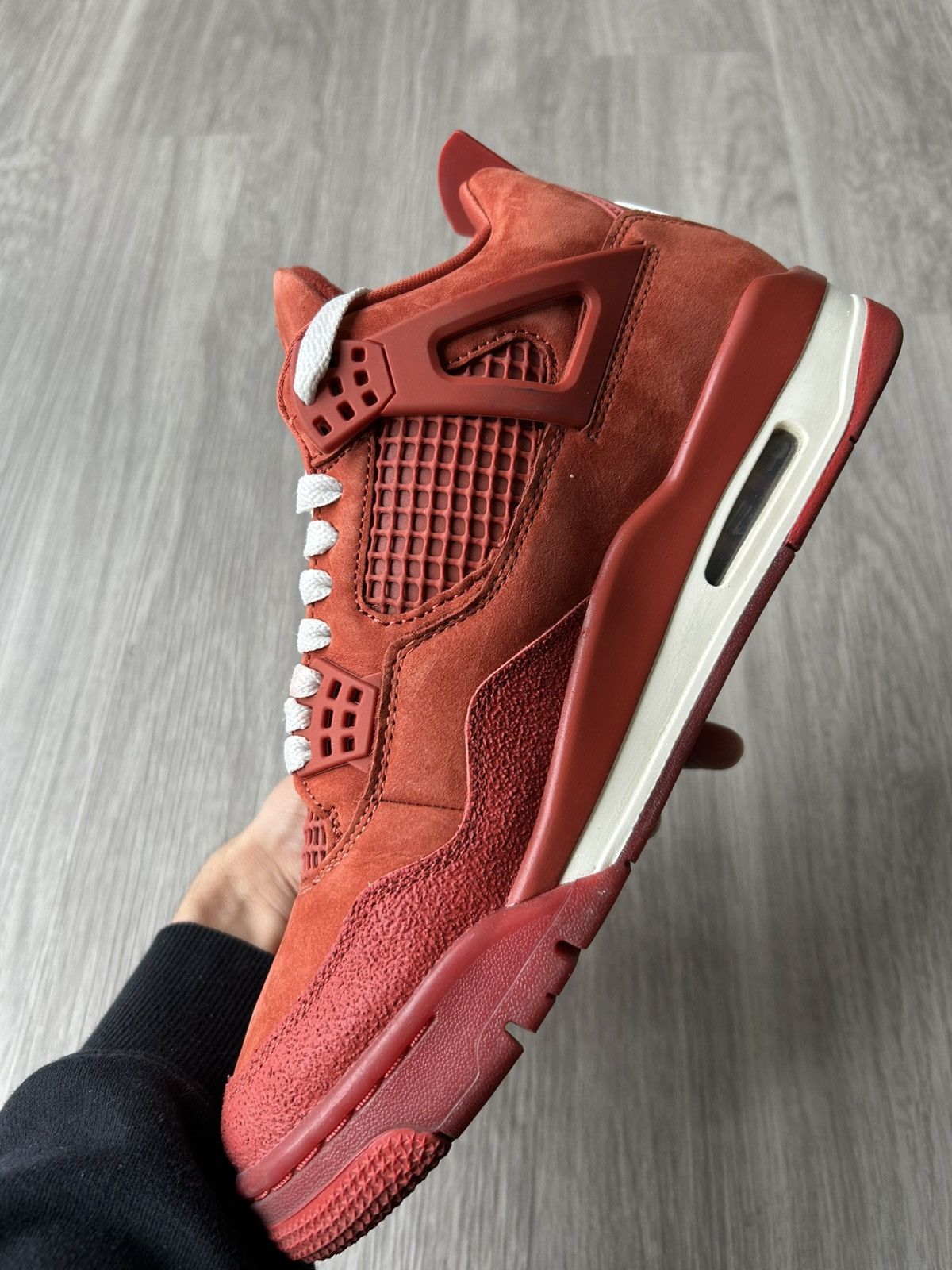 Nike Nigel Sylvester x Air Jordan Retro 4 Brick By Brick Size 9.5 Size US 9.5 / EU 42-43 - 9 Thumbnail