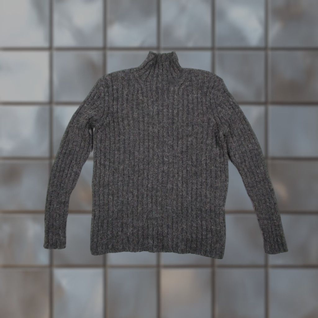 Ralph Lauren VINTAGE Lauren Ralph Lauren Sweater Women Small Gray Wool Alpaca Pullover Size S / US 4 / IT 40 - 1 Thumbnail