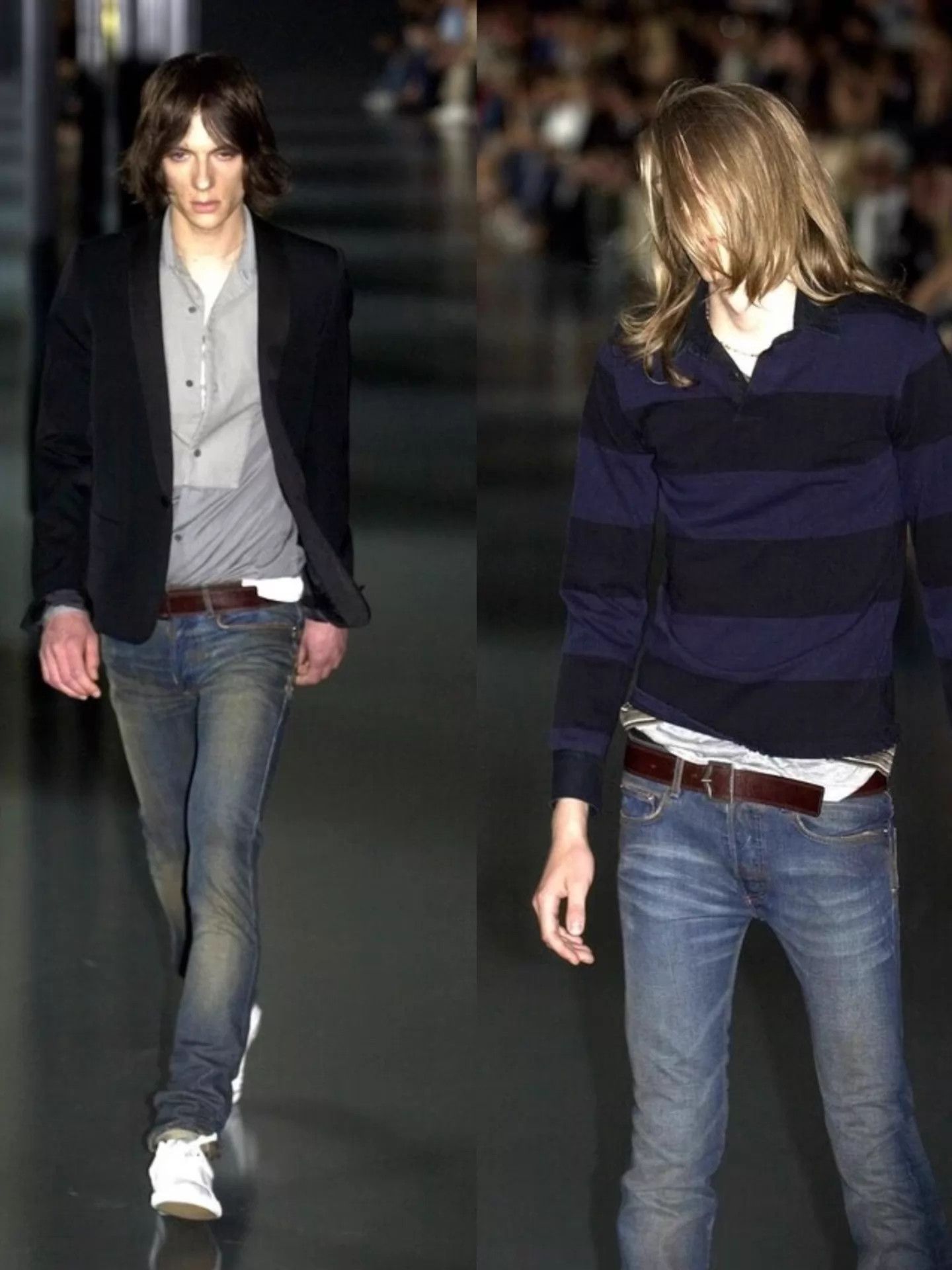 Saint Laurent Paris Saint Laurent SLP 13SS Deep Blue Cat Claw Skinny 28 Size US 28 / EU 44 - 9 Thumbnail