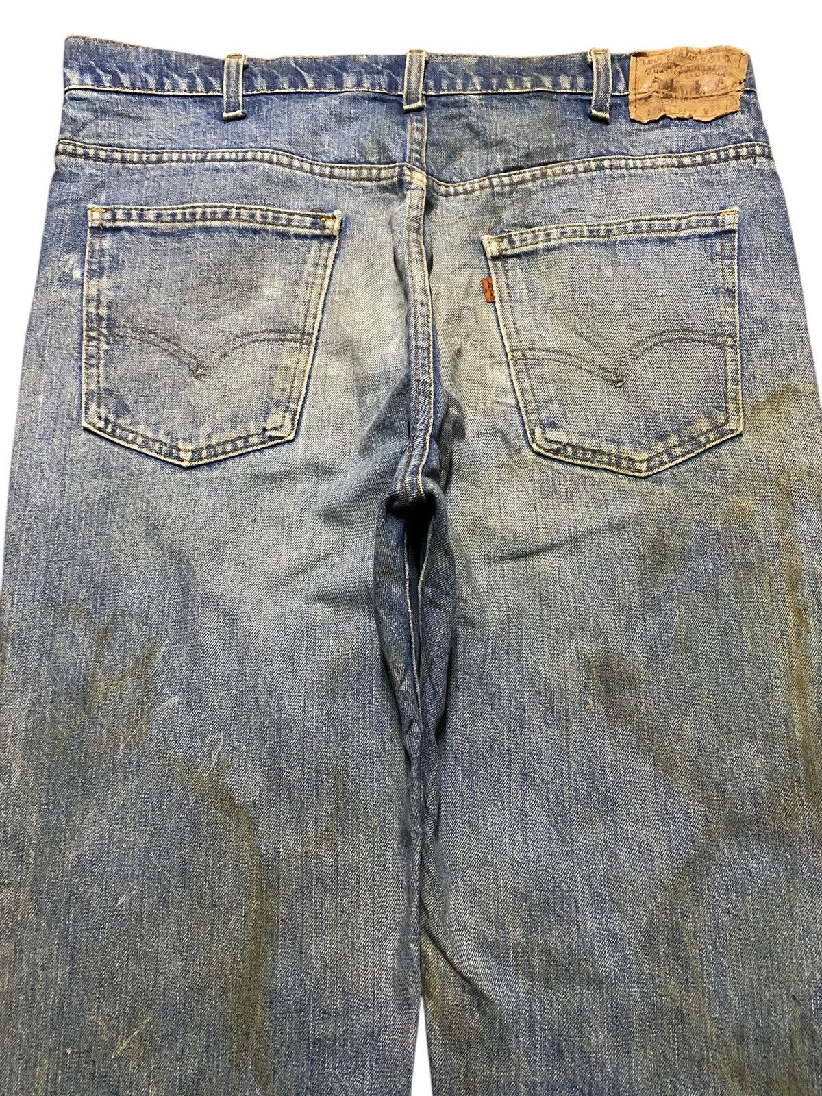 Levi's Levis 575 Orange Tab Bell Bottom Bootcut Flare Jeans Size US 36 / EU 52 - 4 Thumbnail