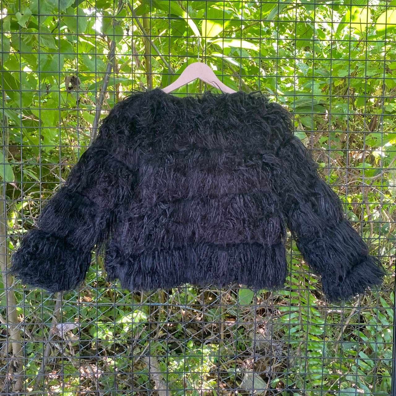 Other Vintage Flufy Fur Crop Top Cardigan Size M / US 6-8 / IT 42-44 - 7 Thumbnail