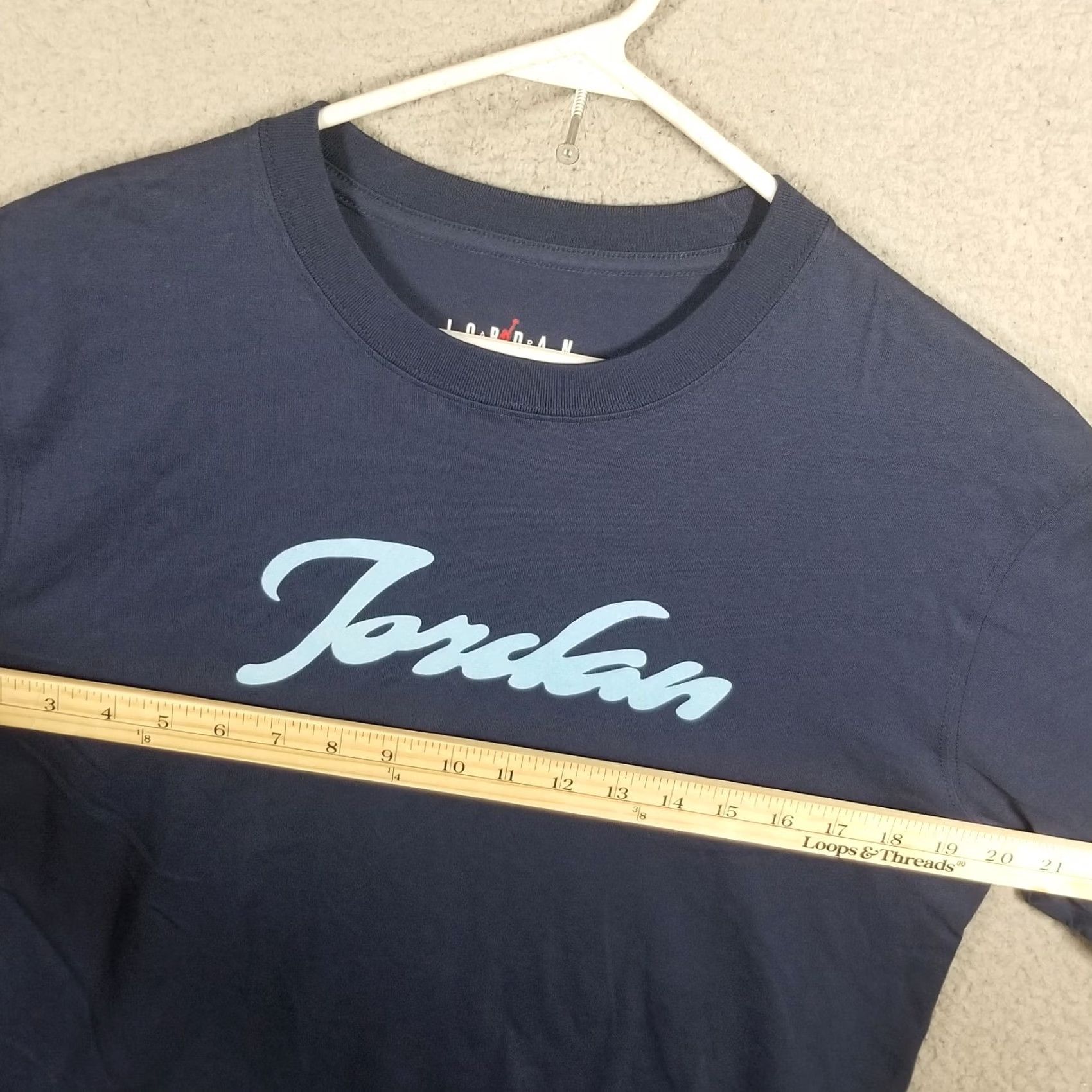 Jordan Brand Air Jordan GFX Signature Tee Shirt Small Blue FV7200-410 NEW Size US S / EU 44-46 / 1 - 6 Thumbnail