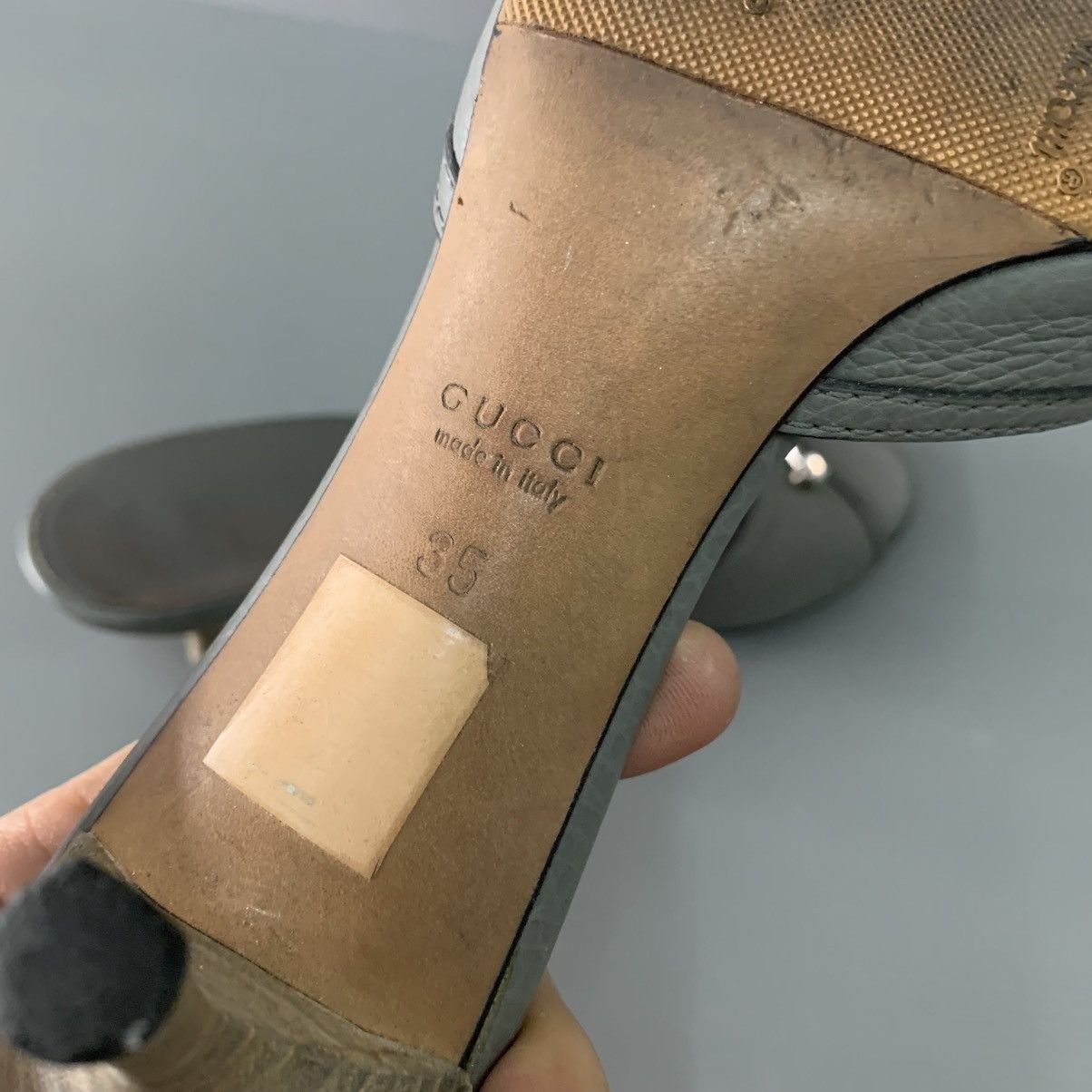 Gucci Gucci Leather Heels Size US 5 / IT 35 - 8 Thumbnail