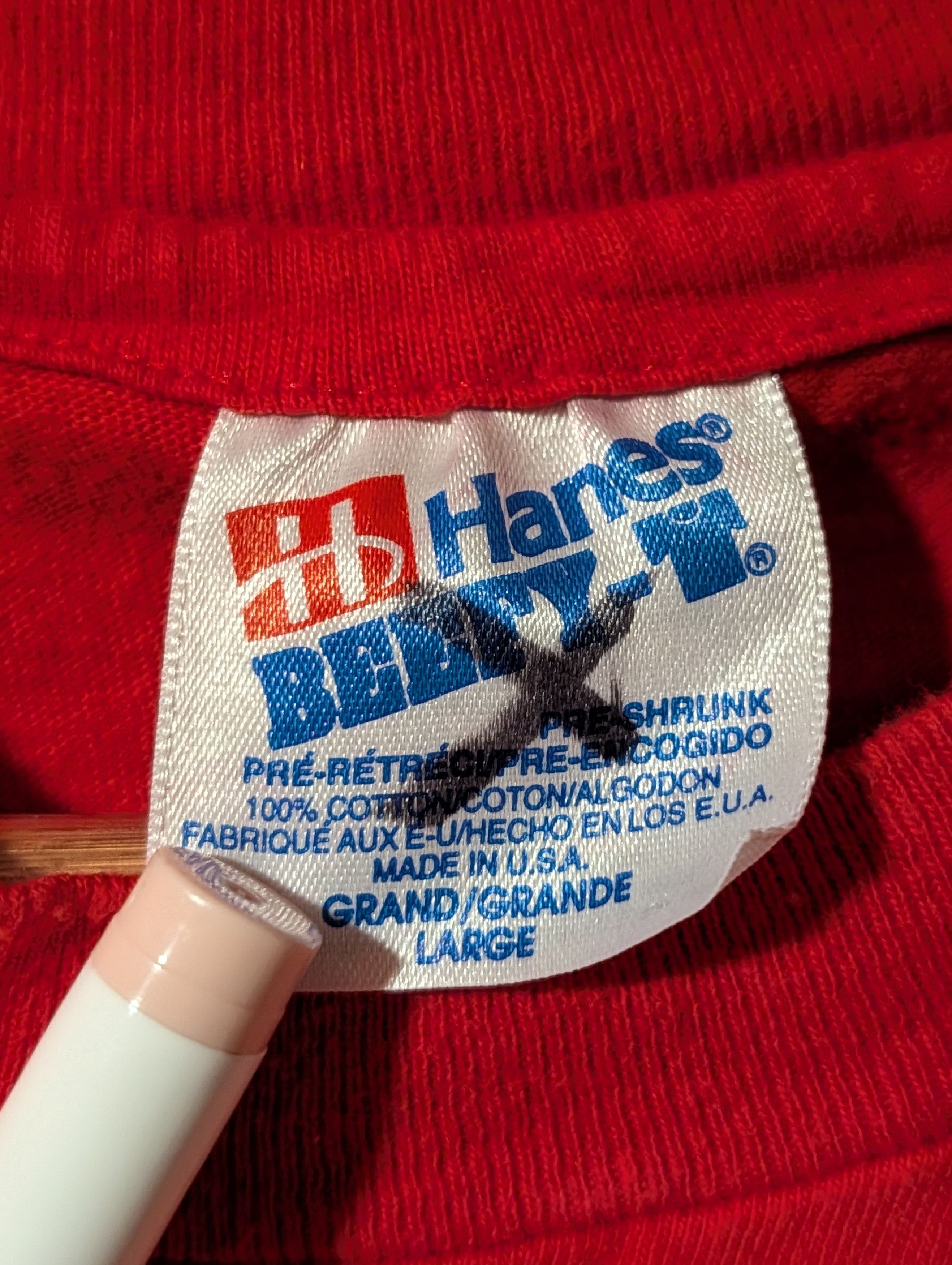 Hanes Vintage Hanes Body Champions Gym Shirt Bloomsburg Fitness Size US L / EU 52-54 / 3 - 3 Thumbnail