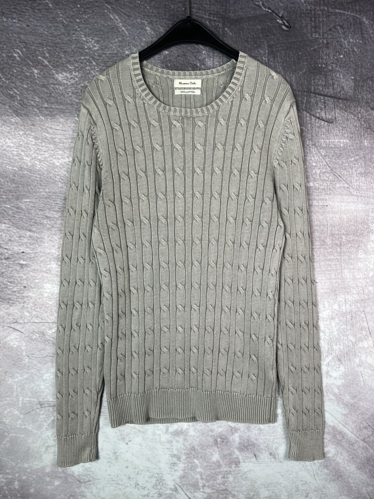 Massimo Dutti Massimo Dutti Luxury Cotton Cable Knit Jumper Sweater Size US M / EU 48-50 / 2 - 1 Thumbnail