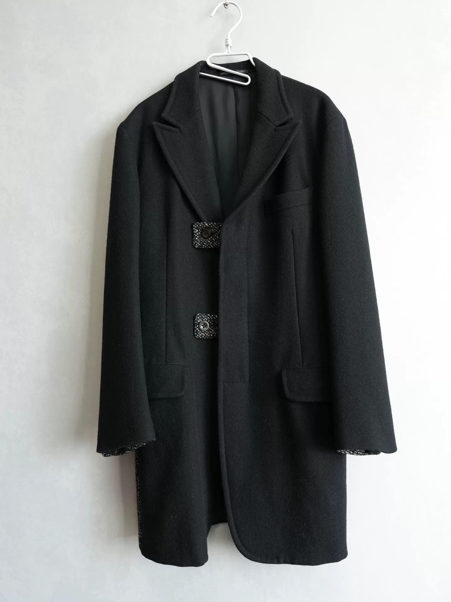 Yohji Yamamoto Yohji Yamamoto Wool Blend Long Coat Size US M / EU 48-50 / 2 - 1 Thumbnail