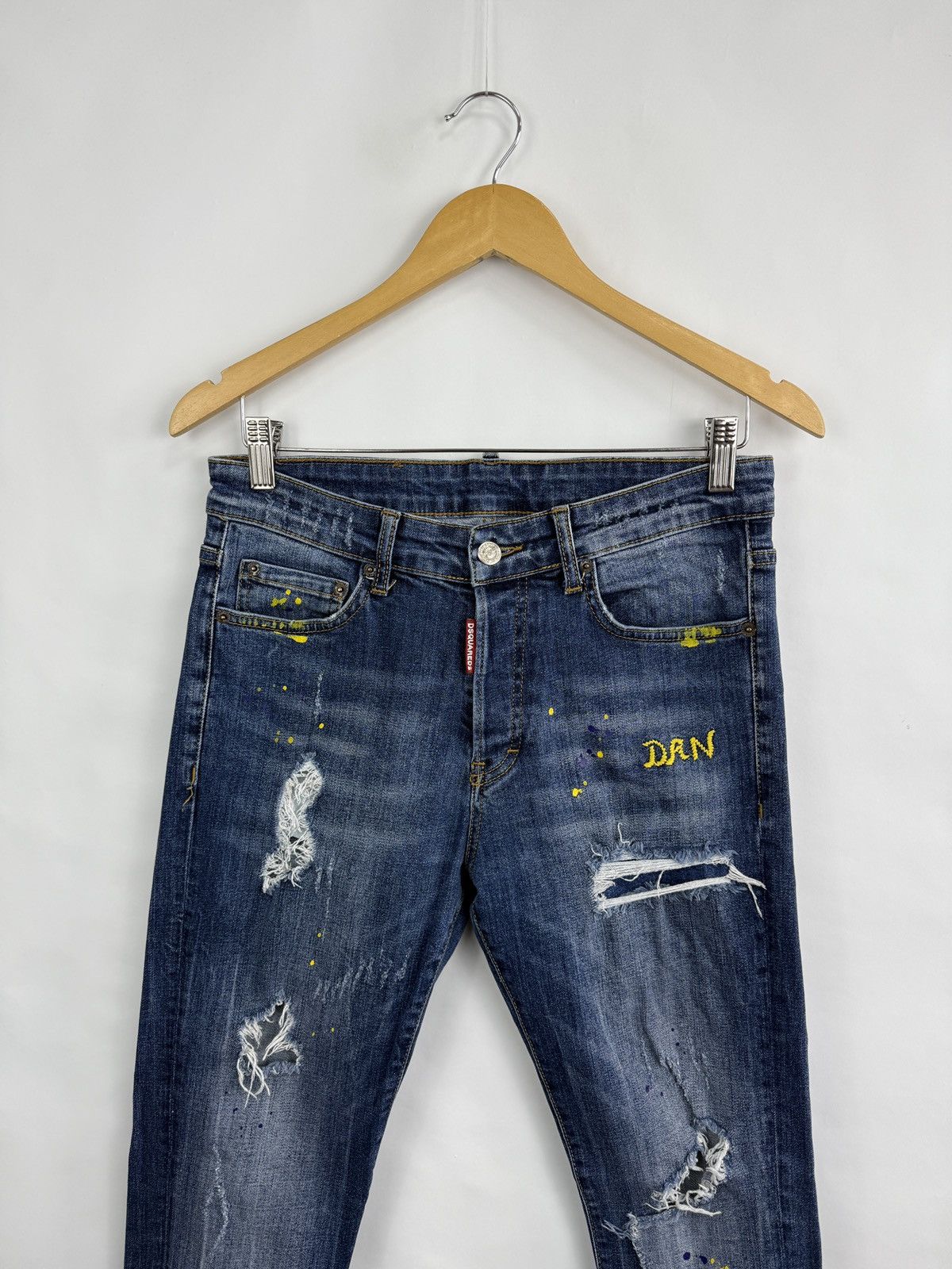 Dsquared2 🇮🇹 Dsquared2 Jeans Made In Italy Rare Retro Hype Y2K Size US 30 / EU 46 - 4 Thumbnail