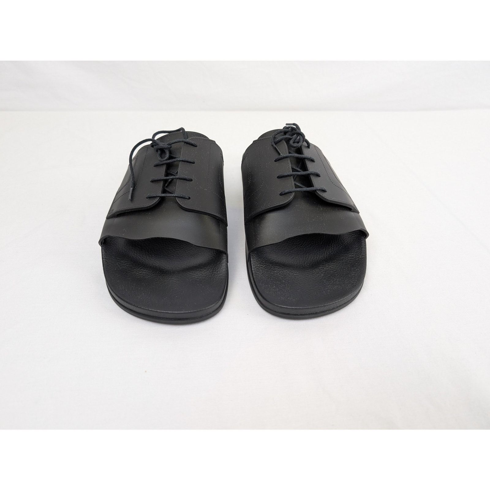 Maison Margiela o1rshd1 Pool Slides Slipper in Black Size US 12 / EU 45 - 9 Thumbnail