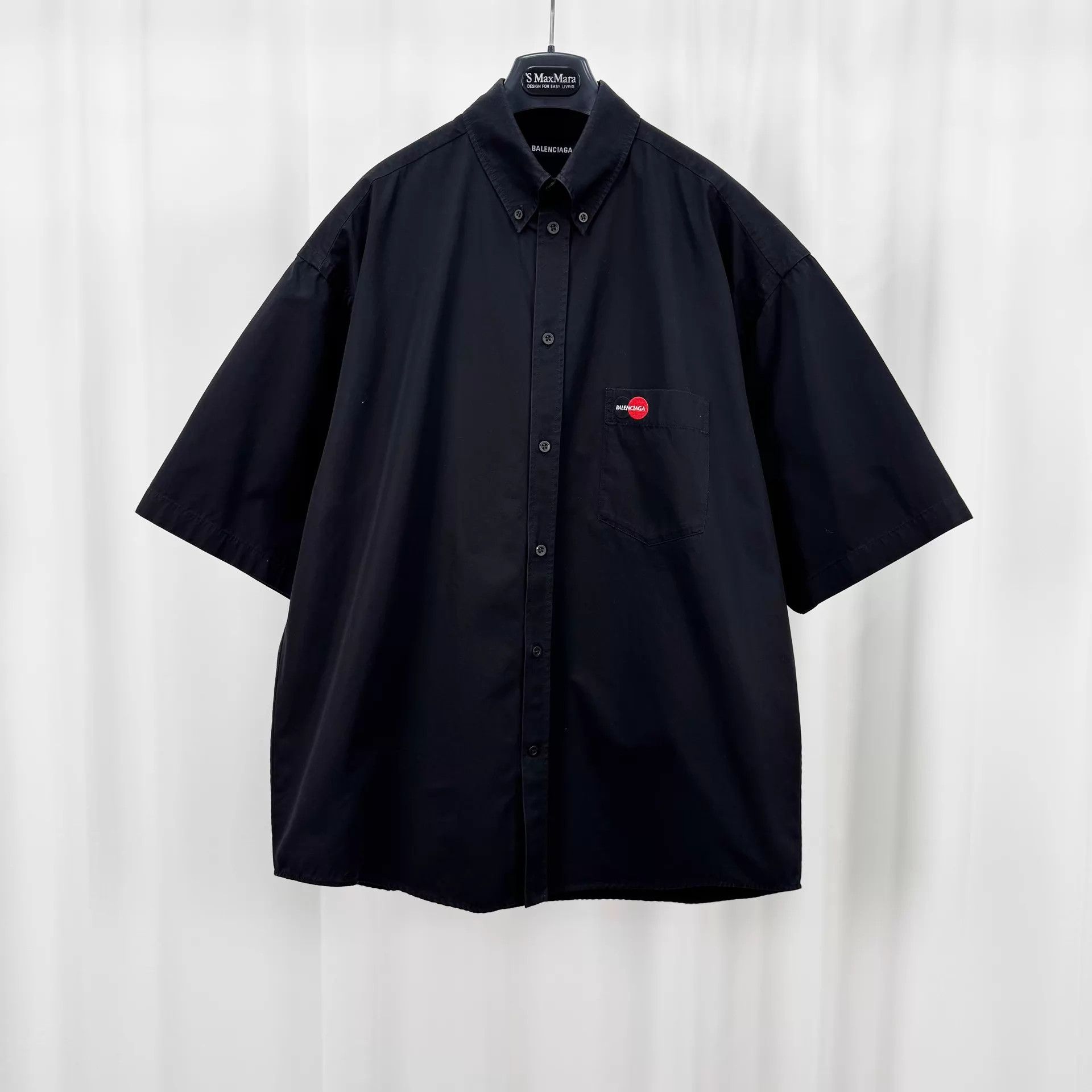 Balenciaga Balenciaga Mastercard Embroidered Short Sleeve Shirt 37 98 Size US XS / EU 42 / 0 - 1 Thumbnail
