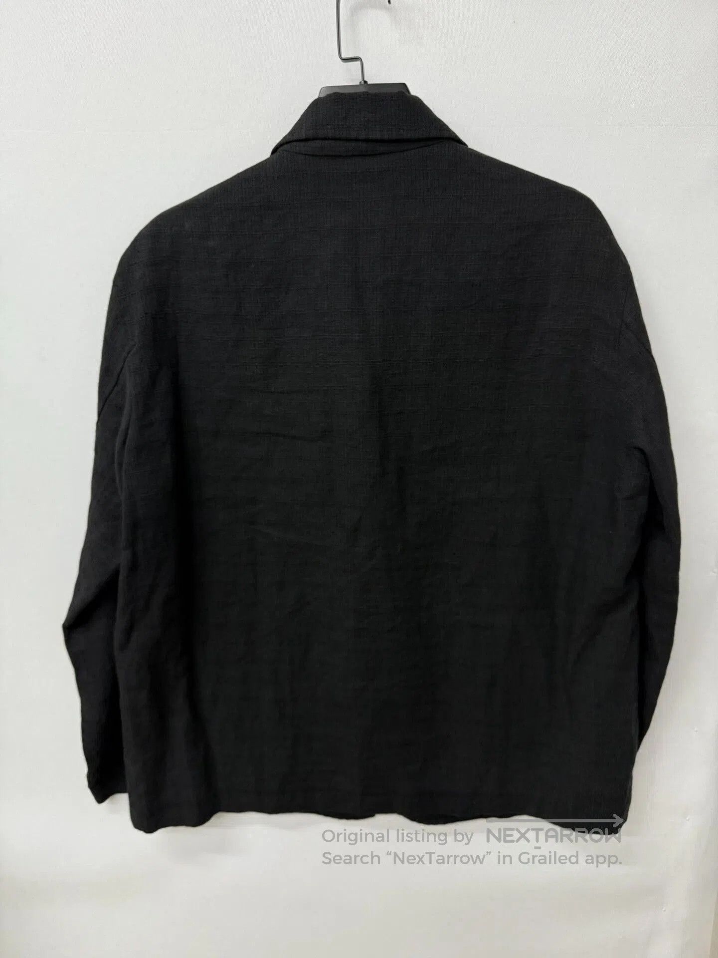 Yohji Yamamoto y's for men linen texture collar jacket. Size US XL / EU 56 / 4 - 6 Thumbnail
