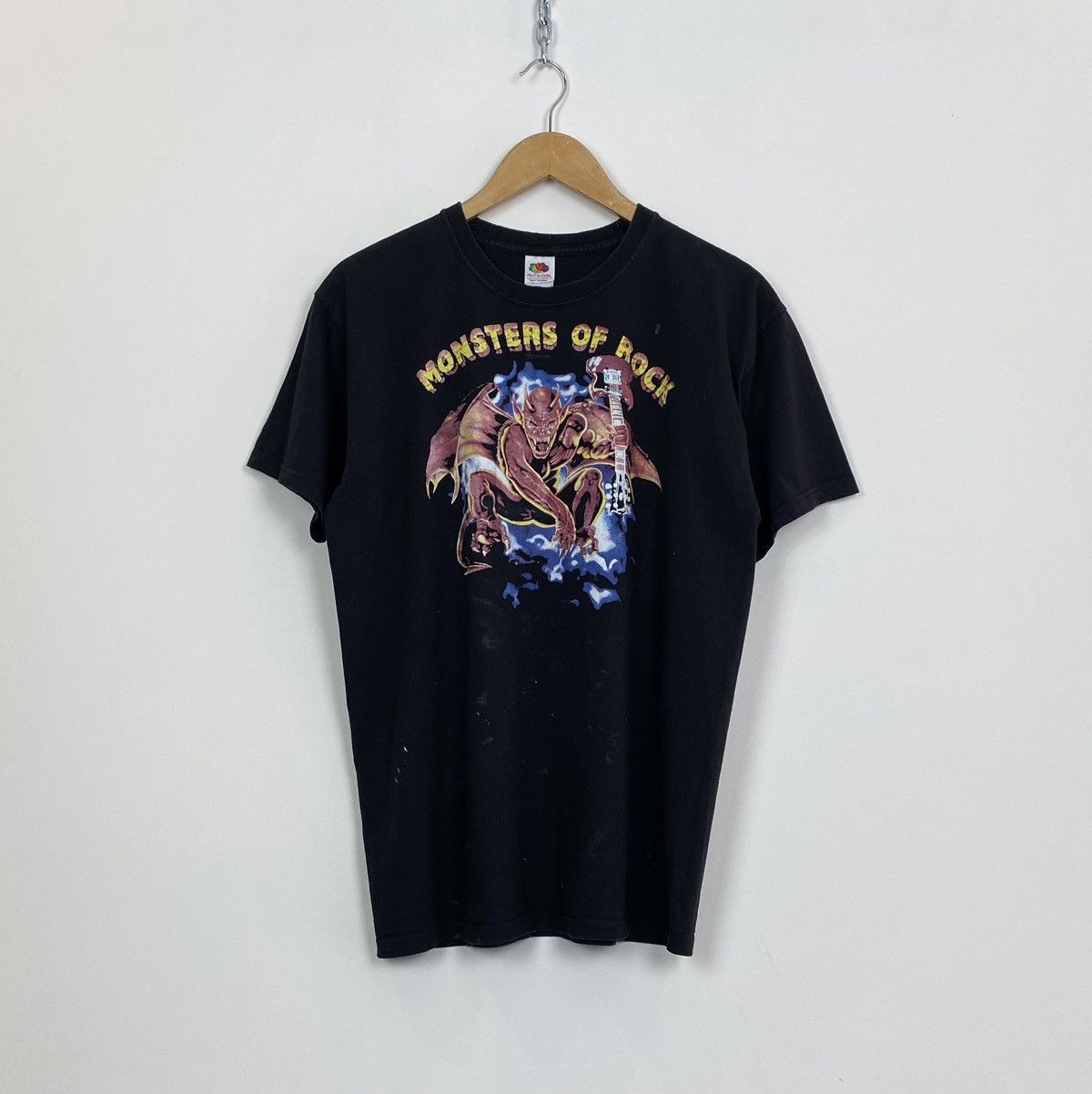 Band Tees Vintage 1991 Monsters Of Rock AC/DC Metallica T-Shirt Black Size US L / EU 52-54 / 3 - 1 Thumbnail