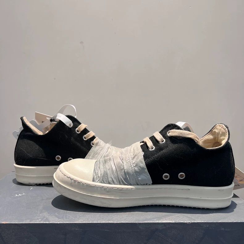 Rick Owens Rick Owens Double line low-cut silk lacing large Converse b Size US 6.5 / IT 36.5 - 4 Thumbnail