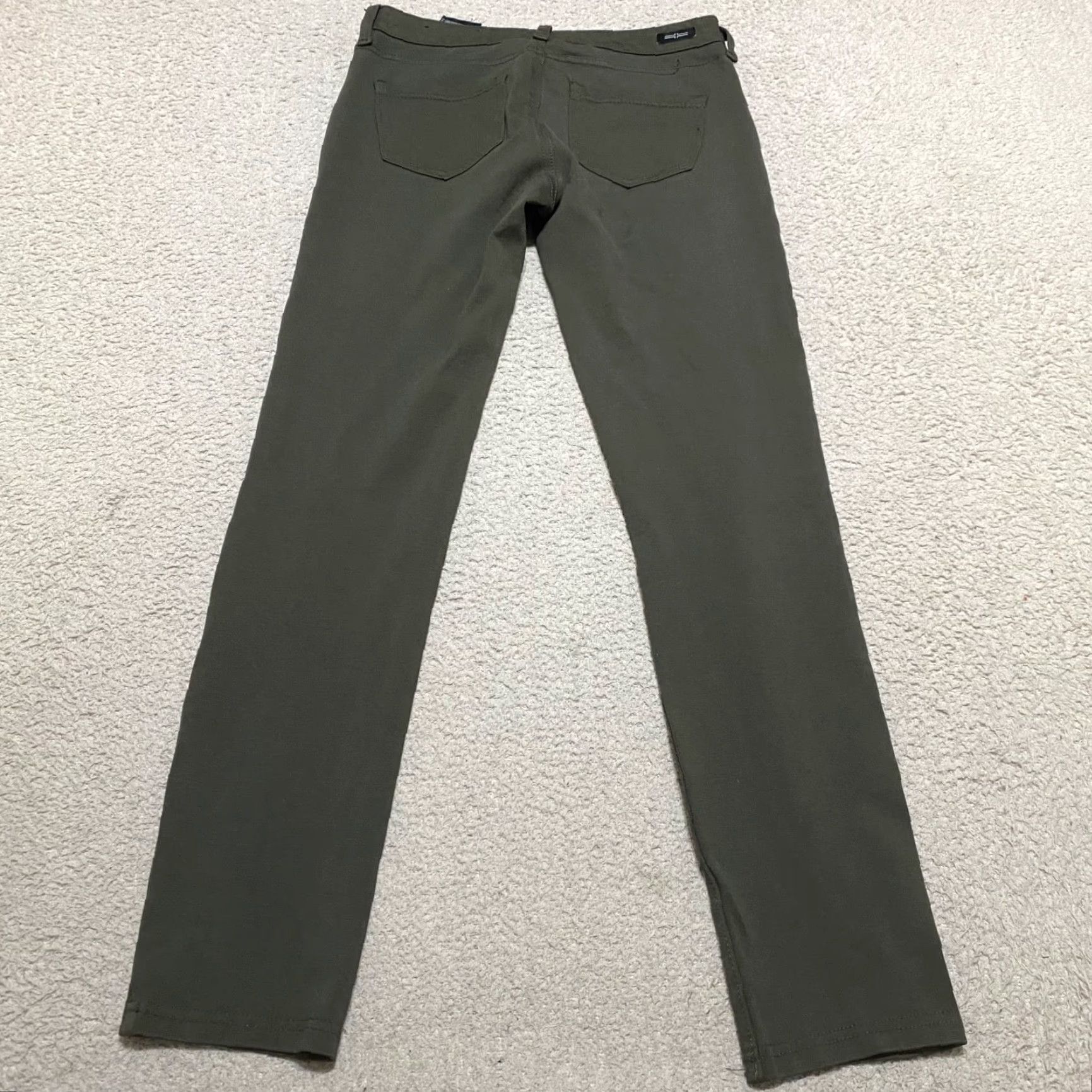 Vintage Liverpool Jeans Pants Women 2 Gray Stretch Ankle Skinny Business Casual Size 26" / US 2 / IT 38 - 2 Thumbnail