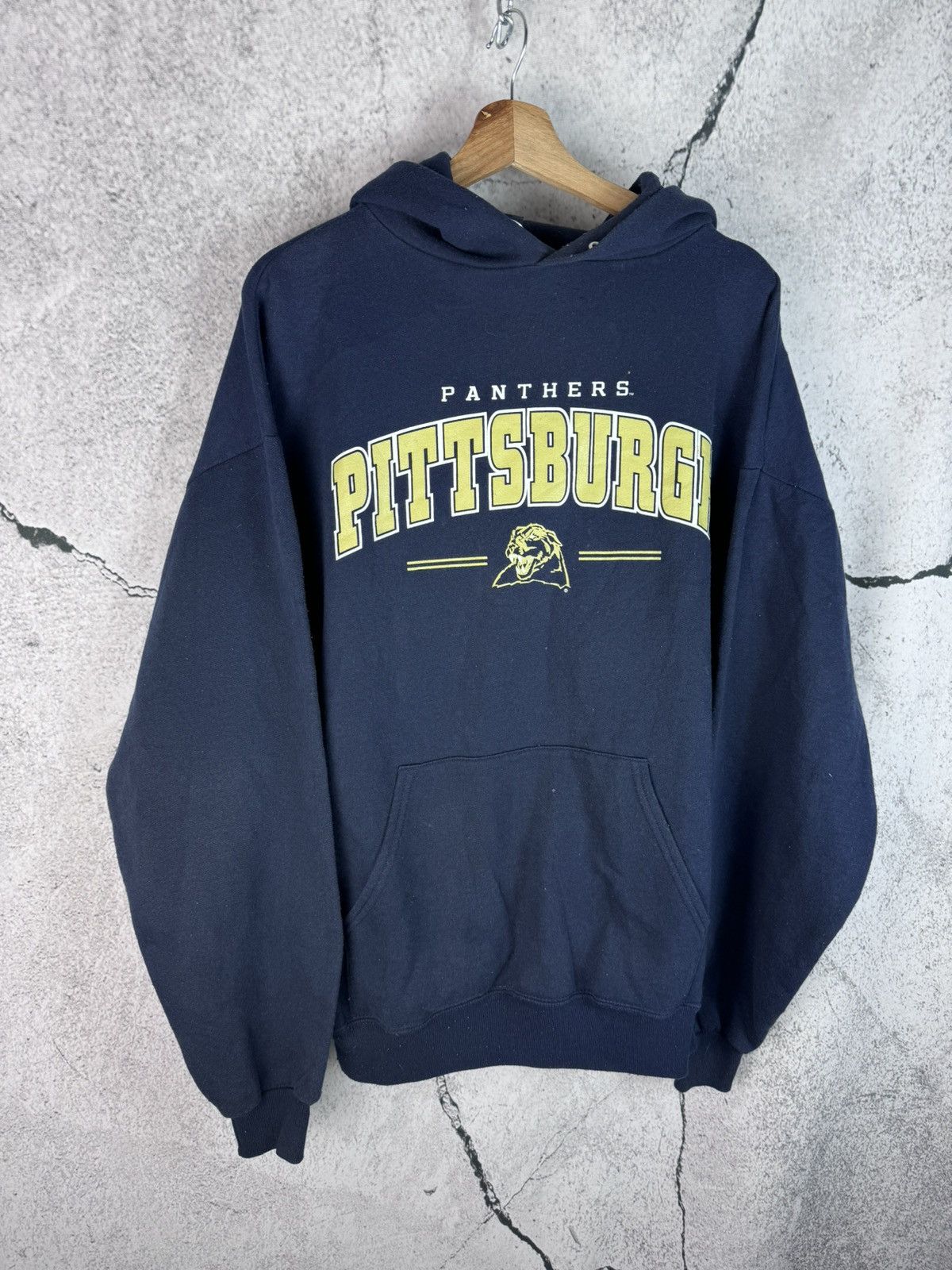 Vintage Vintage 90s Pittsburgh Panthers Sweater XL Size US XL / EU 56 / 4 - 1 Thumbnail