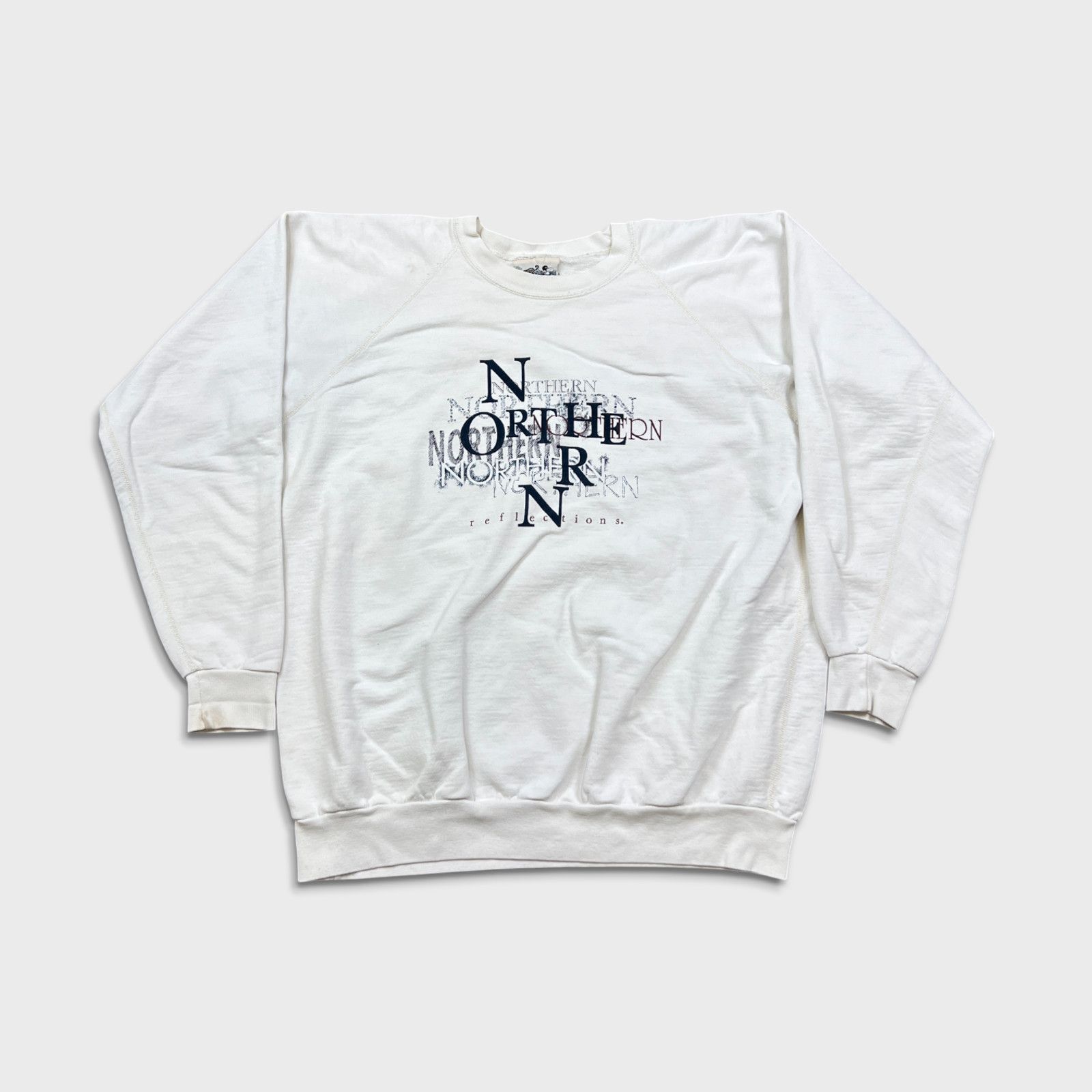 Northern Reflections × Vintage Vintage Northern Reflections Sweatshirt Nature 90s Pullover Size US L / EU 52-54 / 3 - 1 Thumbnail