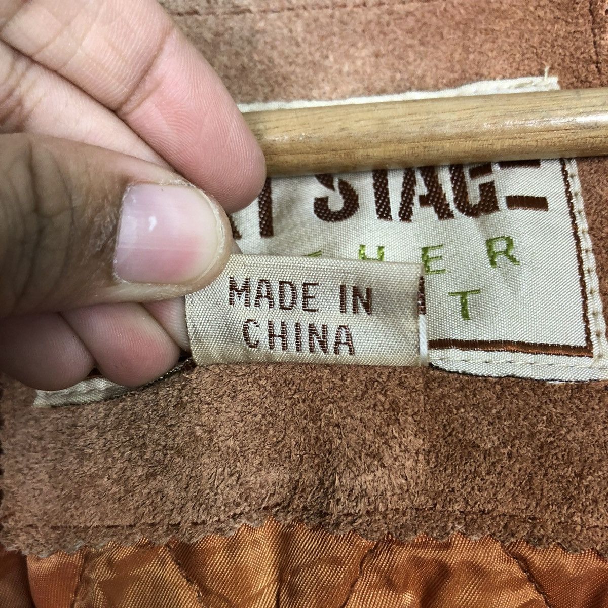 Japanese Brand 🔥VINTAGE LEATHER JACKET SUN FADED NEXT STAGE ISSEY MIYAKE Size US L / EU 52-54 / 3 - 24 Thumbnail