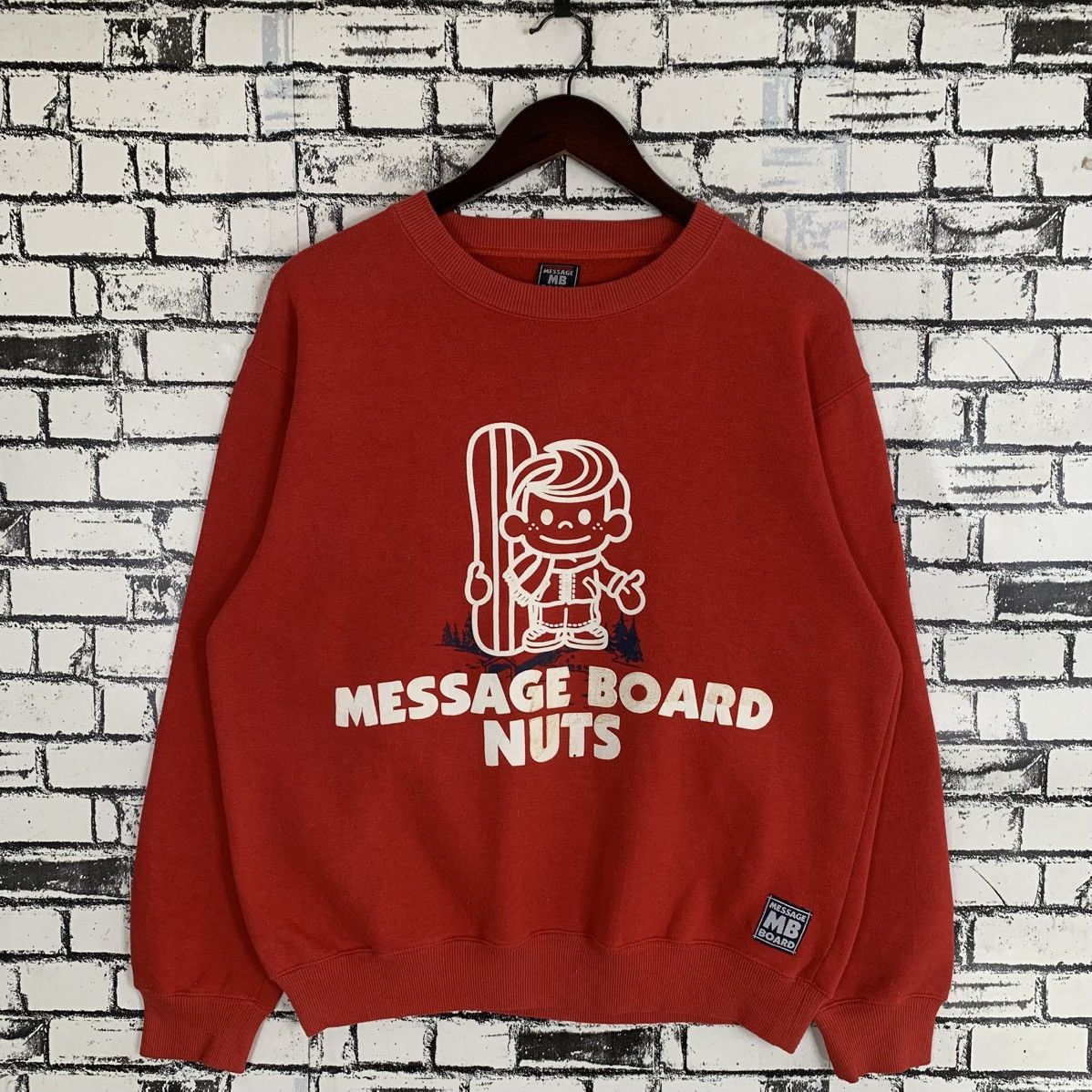 Other Vintage Message Board Nuts Sweatshirt Size US M / EU 48-50 / 2 - 1 Thumbnail
