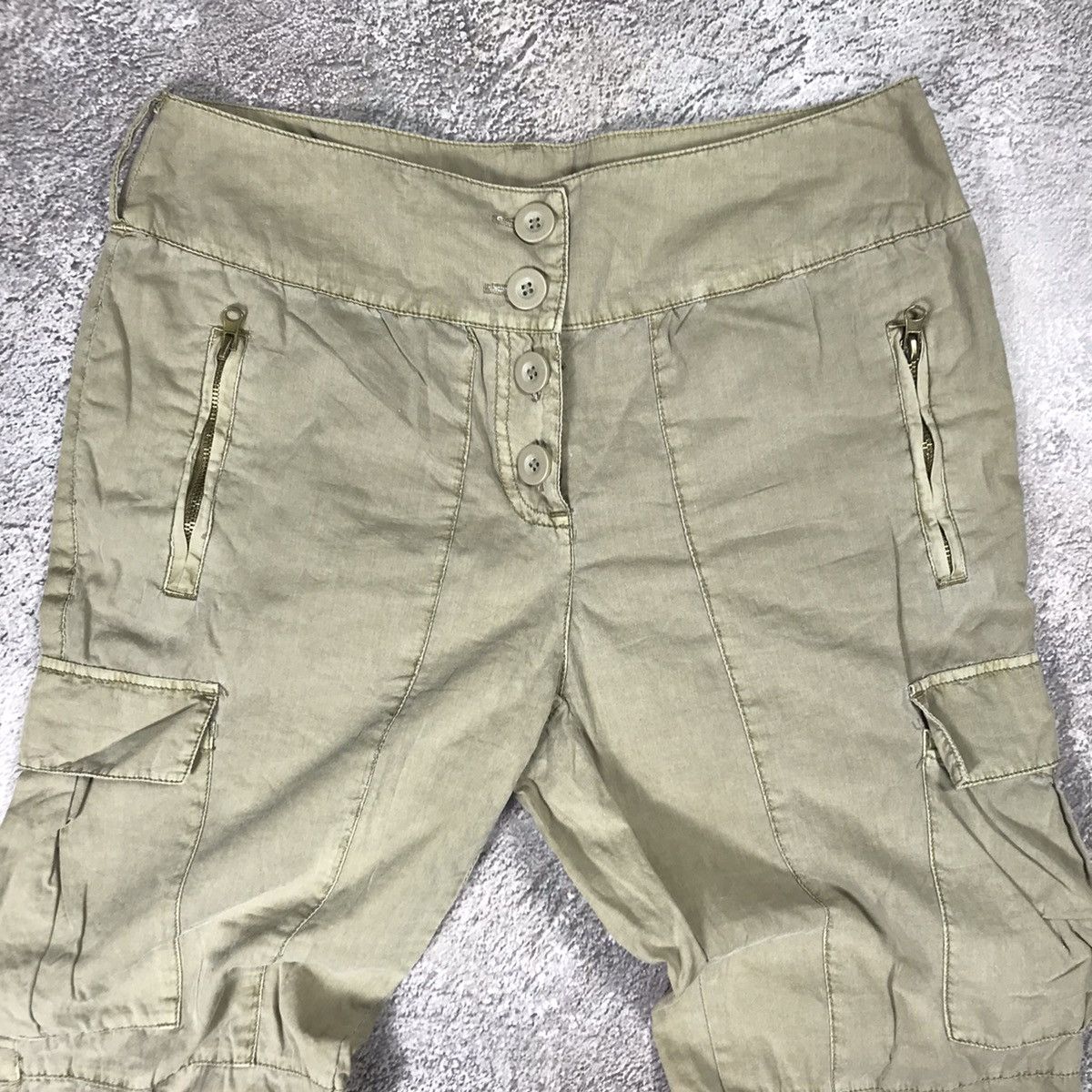Vintage Vintage 90s Baggy Cargo Pants Flared Parachute Techwear 36 Size 36" / US 14 / IT 50 - 6 Thumbnail
