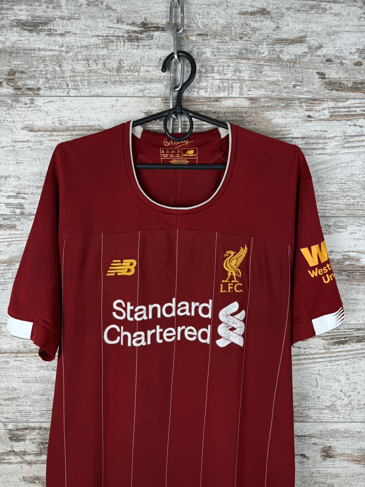 New Balance Mens Vintage New Balance Liverpool FC T-shirt jersey y2k Size US XXL / EU 58 / 5 - 3 Thumbnail
