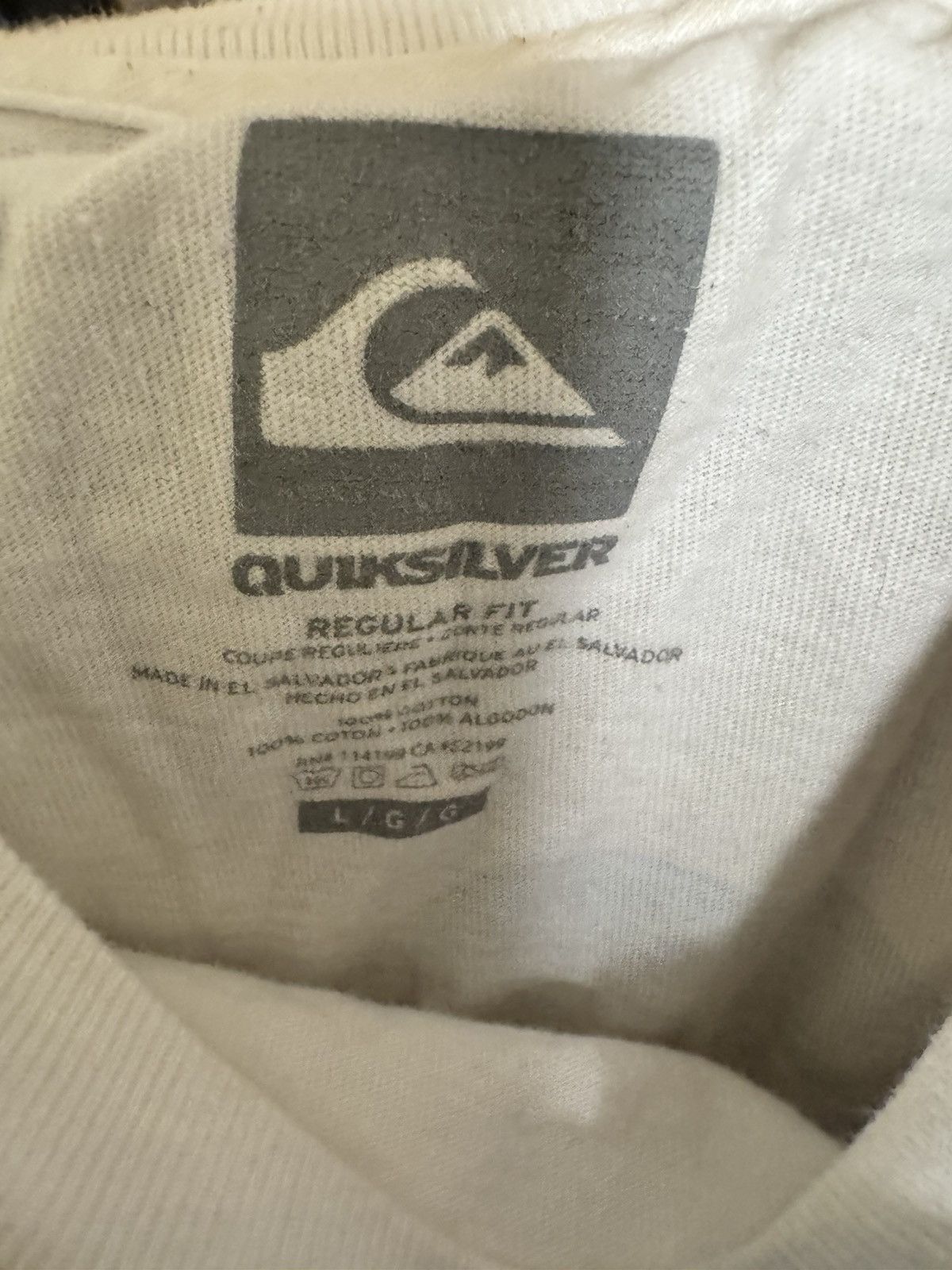 Other × Quiksilver × Vintage QUIKSILVER Pocket S/S Tee Size US L / EU 52-54 / 3 - 12 Thumbnail