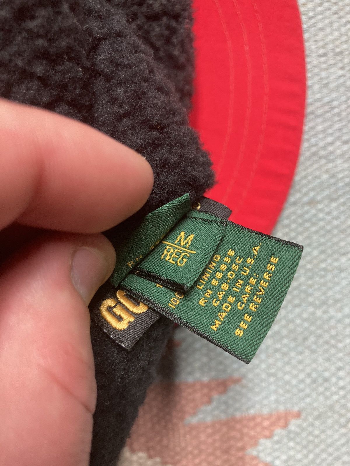 Goretex × Vintage Cabelas fleece lined trapper hat Gore Tex ear flap hunting M Size ONE SIZE - 9 Thumbnail