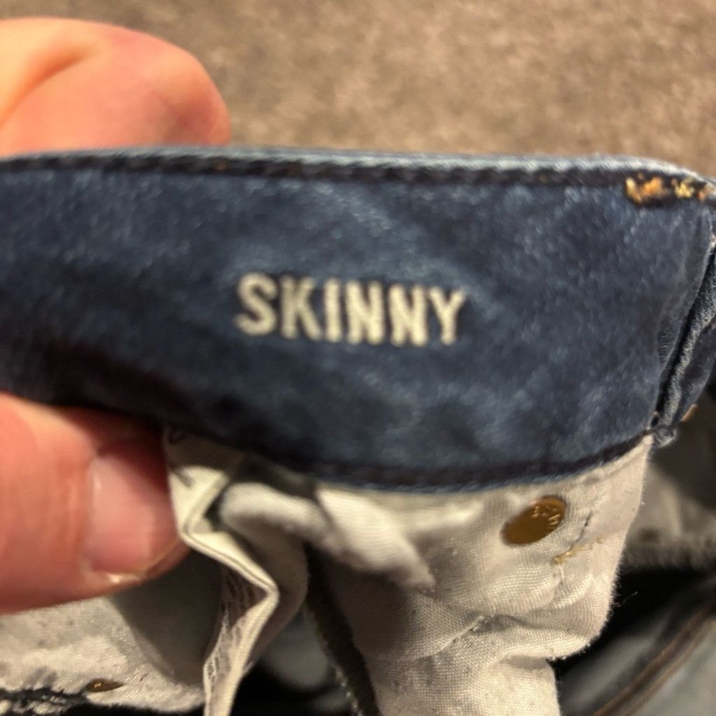 American Eagle Outfitters Women's American Eagle Skinny Jeans Size 32" / US 10 / IT 46 - 4 Thumbnail