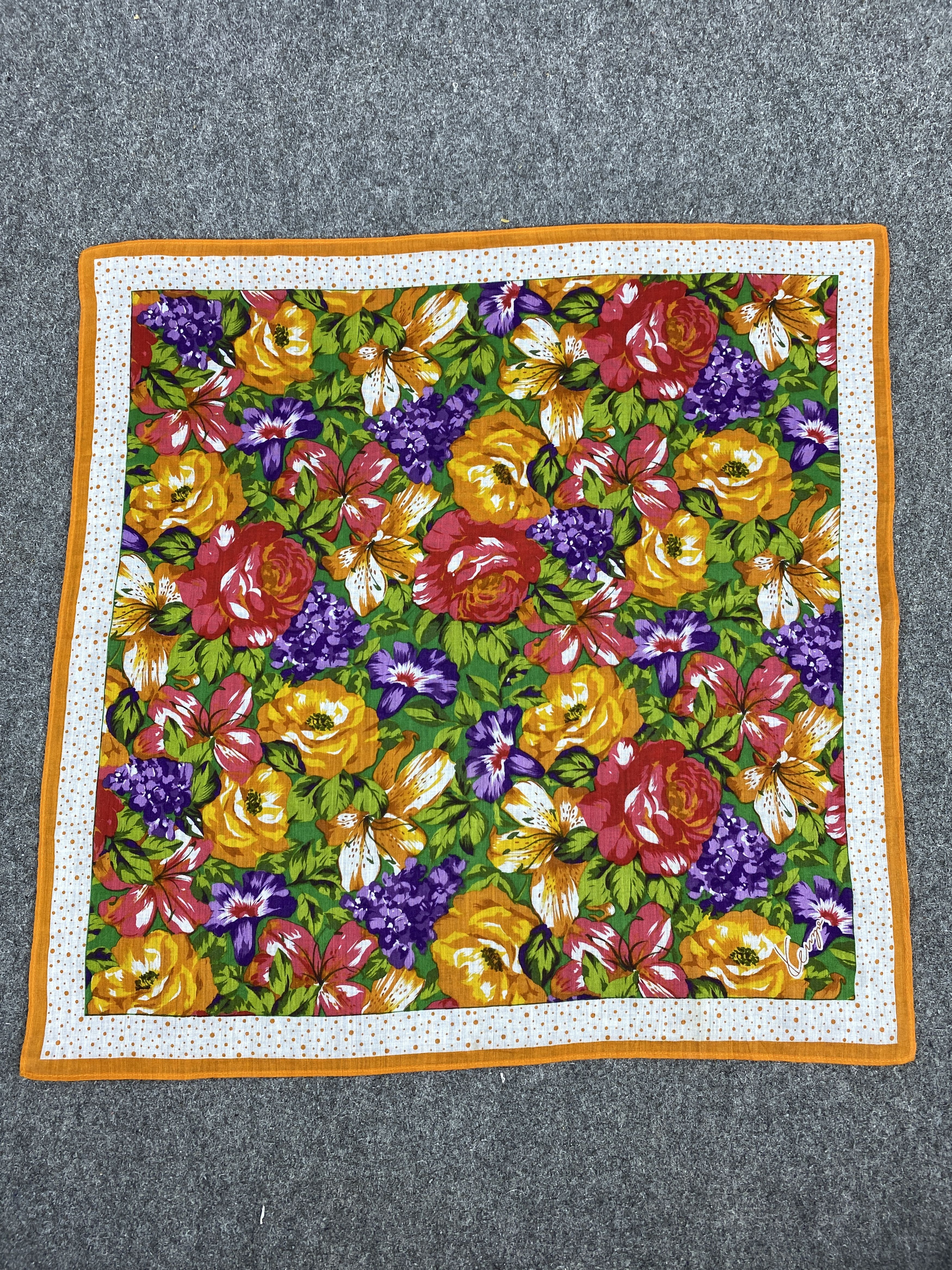 Kenzo Vintage Kenzo Handkerchief / Neckerchief KT0282 Size ONE SIZE - 4 Thumbnail