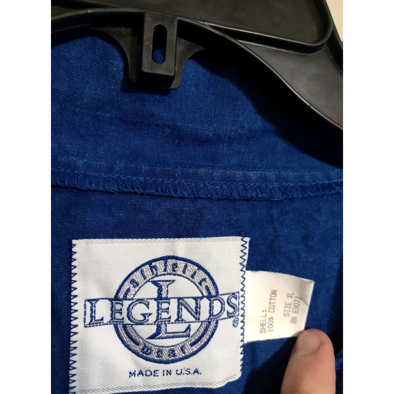 Vintage VINTAGE Florida Gators 1/4 Zip Jacket Canvas Blue Made in USA Mens XL Size US XL / EU 56 / 4 - 2 Thumbnail