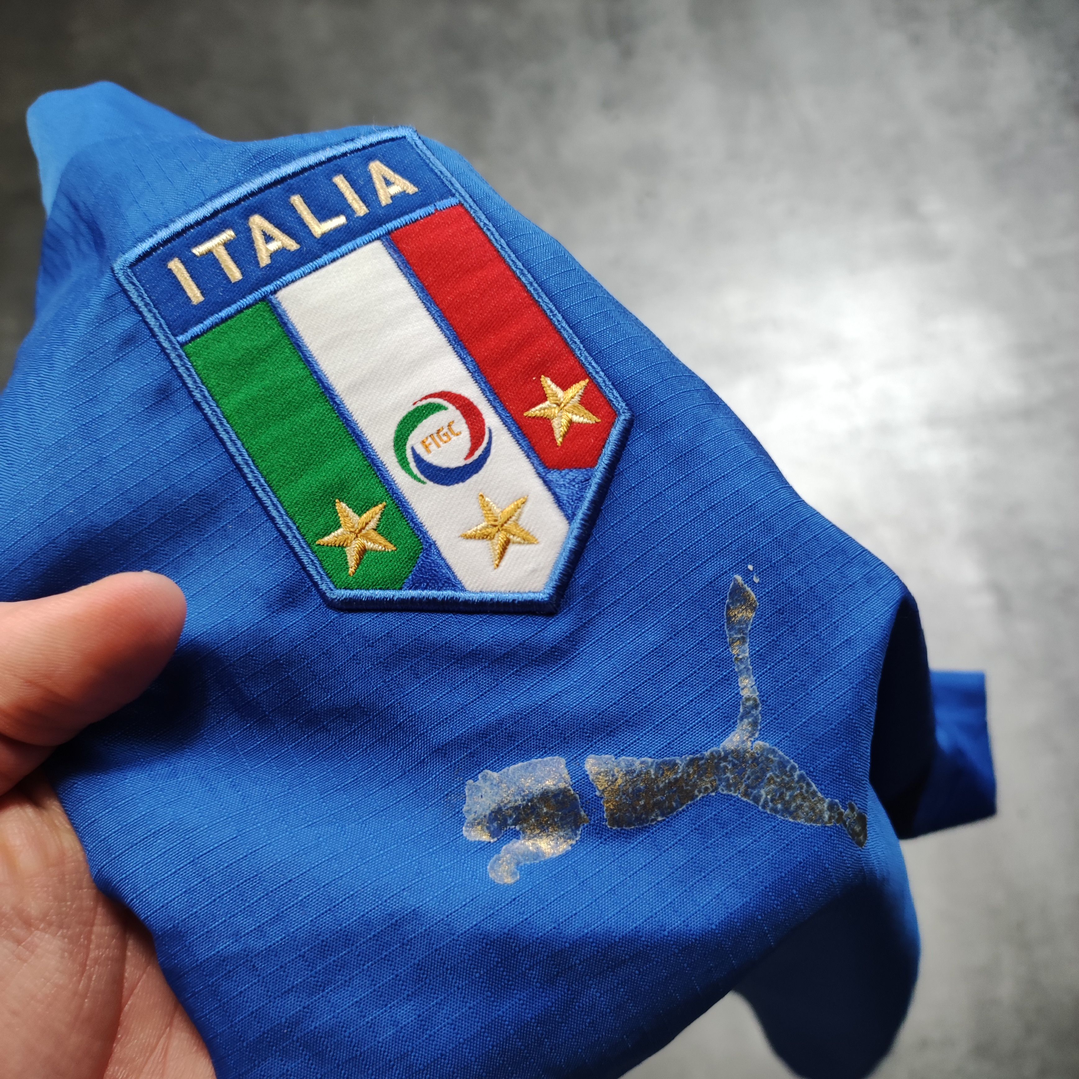 Other RARE Vintage World Cup Winners Italy 2006 Home Jersey Size US L / EU 52-54 / 3 - 5 Thumbnail