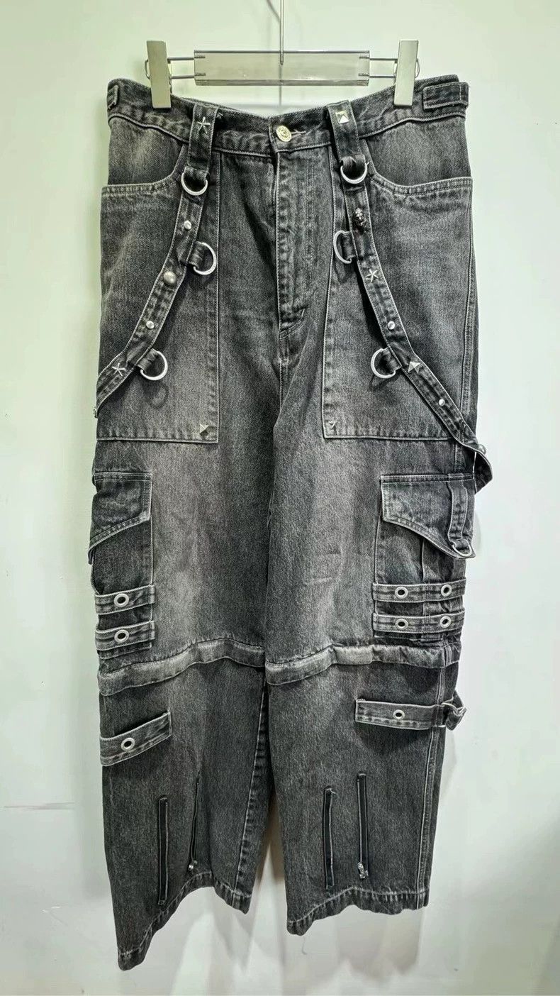 Balenciaga Balenciaga Black Washed Distressed Hakase Pants Size US 30 / EU 46 - 1 Thumbnail