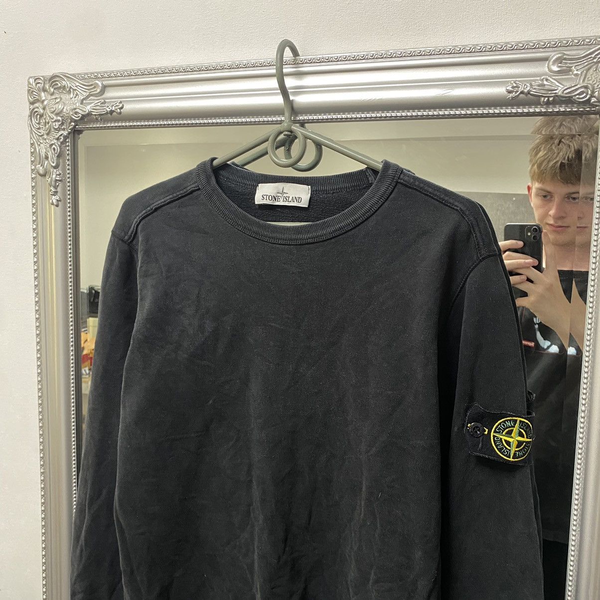 Stone Island STONE ISLAND Sweatshirt Black Size US S / EU 44-46 / 1 - 2 Thumbnail