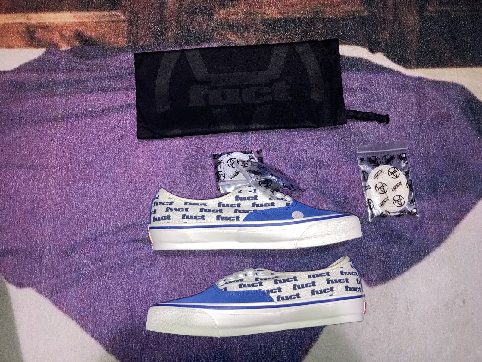 FUCT × Vans Fuct Vans Reissue 44 White/True Blue Size US 9.5 / EU 42-43 - 2 Thumbnail