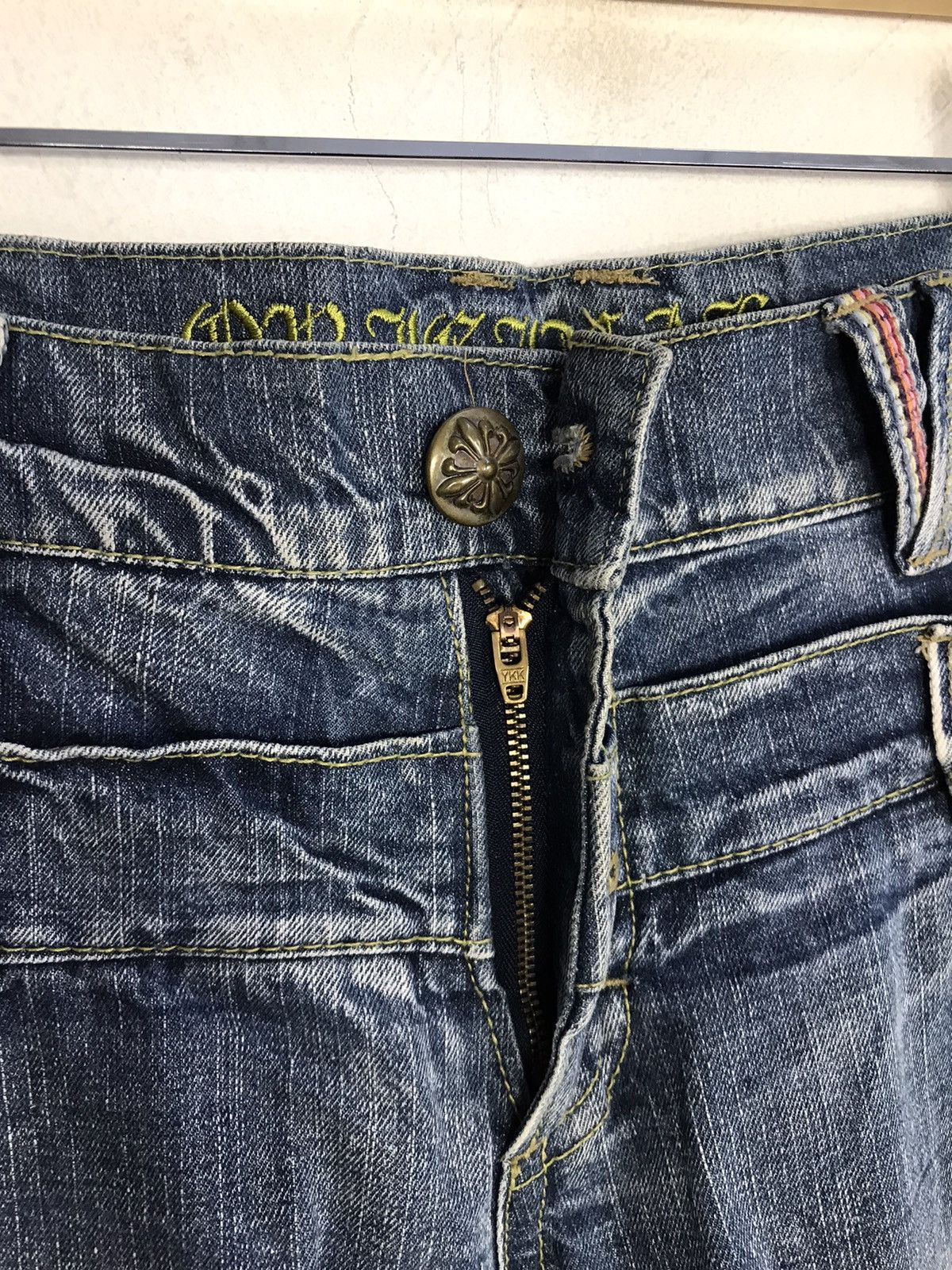 Japanese Brand × Vintage Vintage Japanese Brand Double Waist Denim Shorts Design Size US 36 / EU 52 - 9 Thumbnail