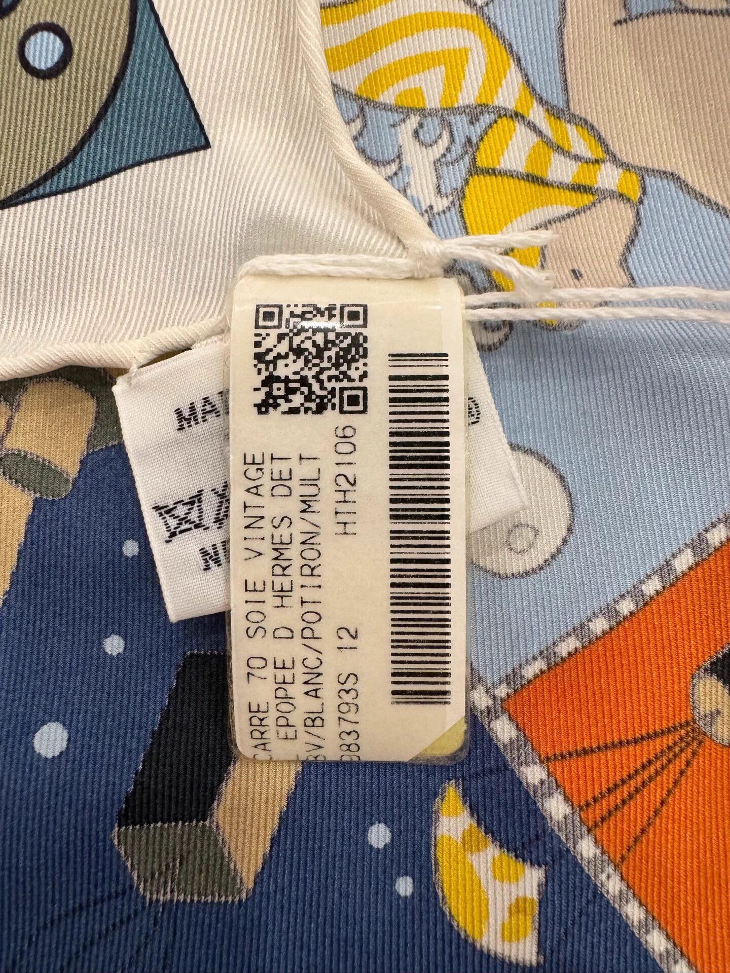 Hermes Hermes Epic Cartoon Silk Scarf 70x70cm New w/ Box & Tags Size ONE SIZE - 8 Thumbnail