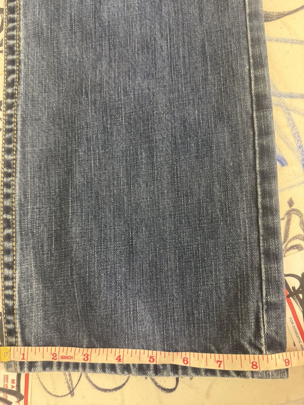 Japanese Brand Kanji Collection Denim Jeans Size US 38 / EU 54 - 9 Thumbnail
