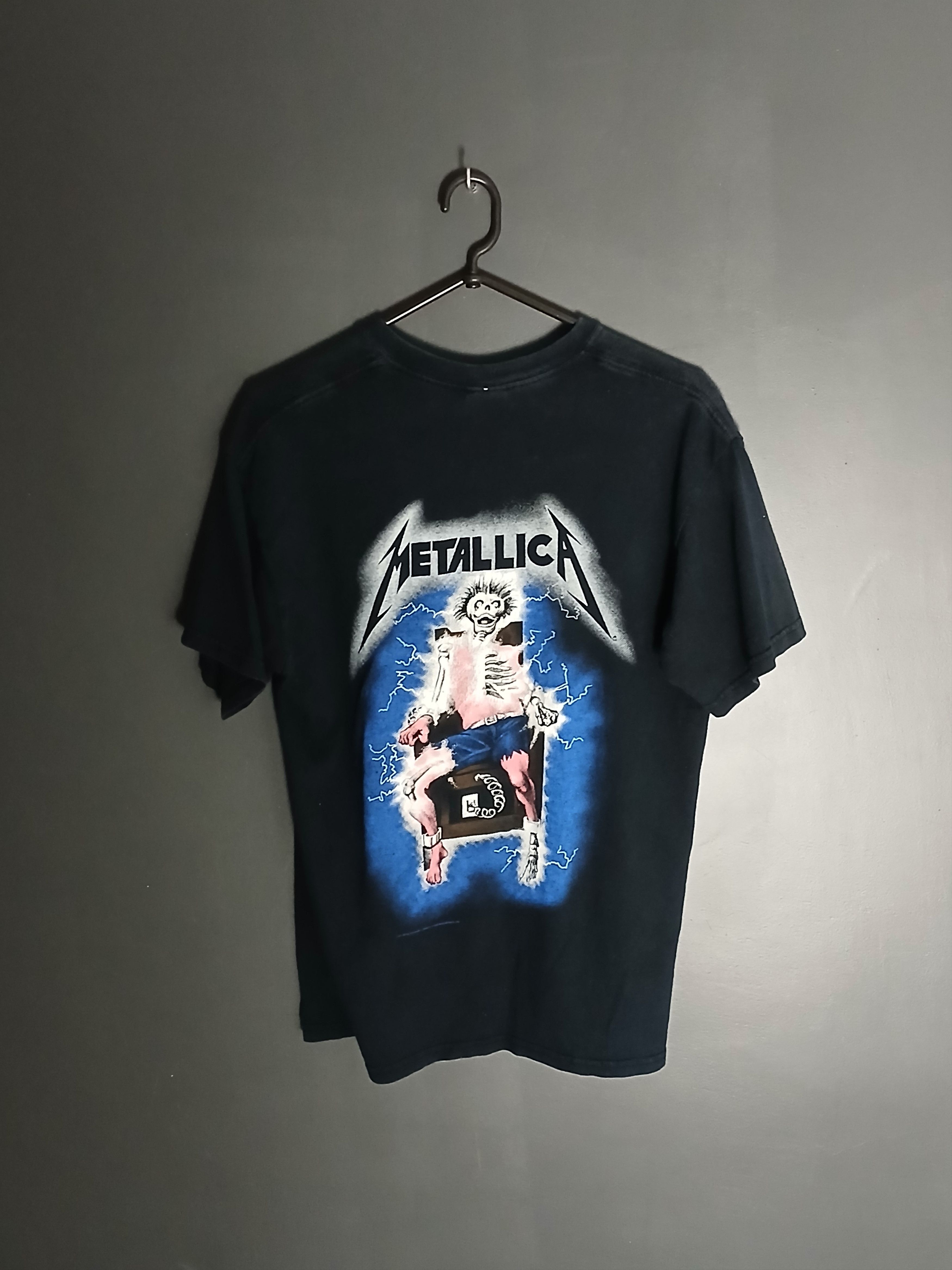 Band Tees × Metallica Metallica Ride The Lightning T-Shirt Size US M / EU 48-50 / 2 - 2 Thumbnail