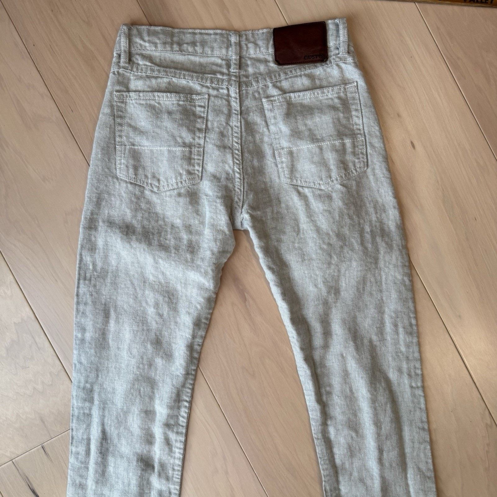Gustin Gustin Rustic Slub Linen Pants 28 Light Beige Lightweight Size US 28 / EU 44 - 9 Thumbnail