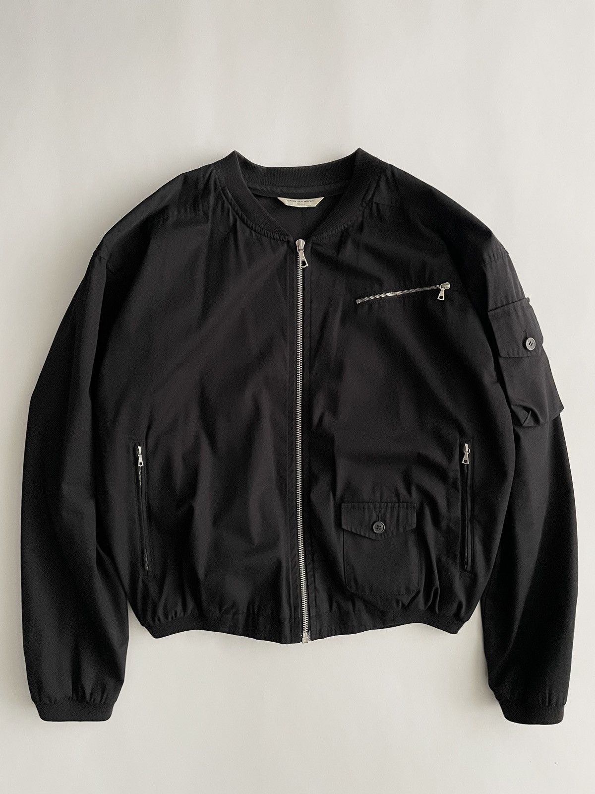 Dries Van Noten Dries Van Noten Zip Cargo Bomber Jacket Size US S / EU 44-46 / 1 - 1 Thumbnail