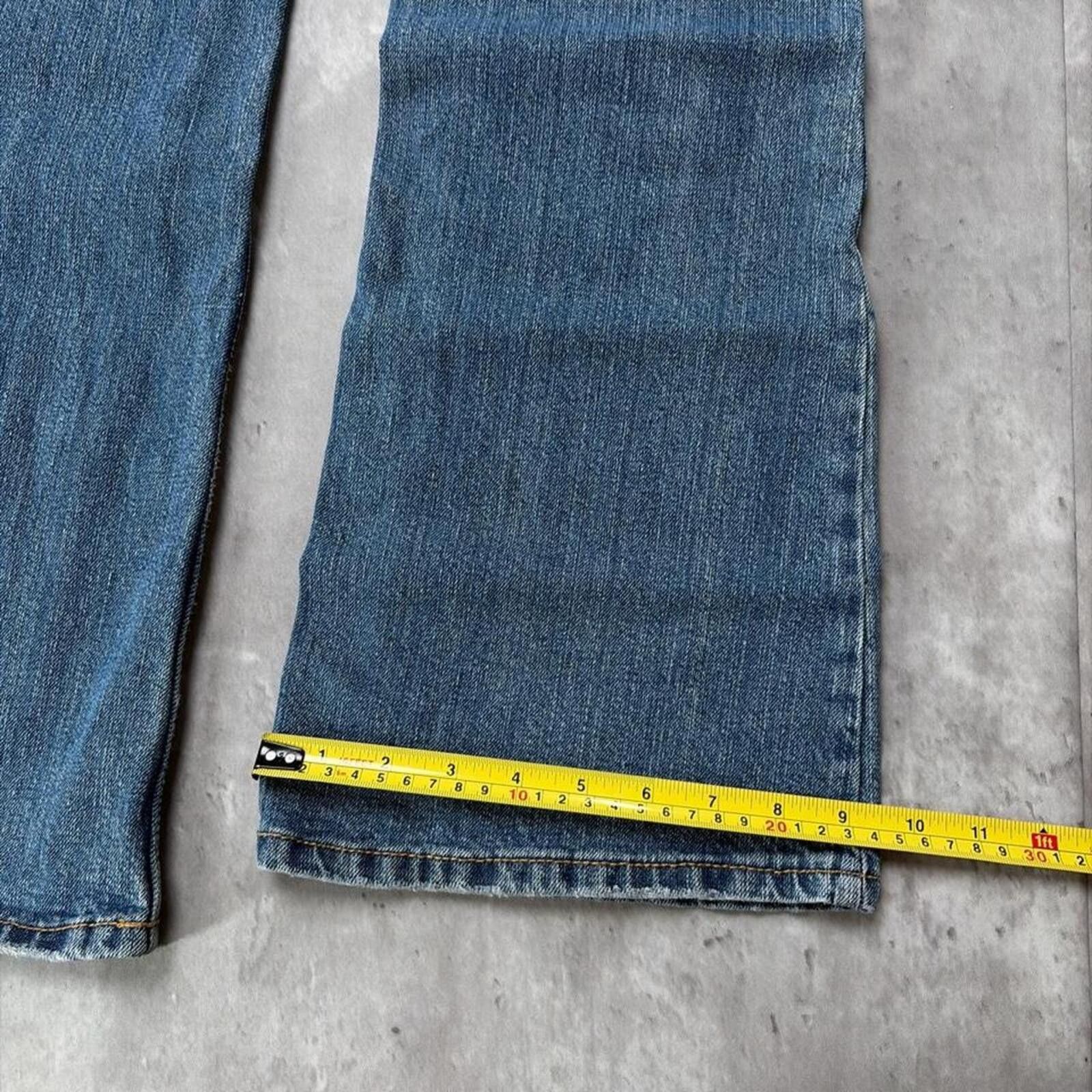 Aeropostale Y2K Blue Aeropostale Grunge Flared Denim Jeans Size 28" / US 6 / IT 42 - 8 Thumbnail