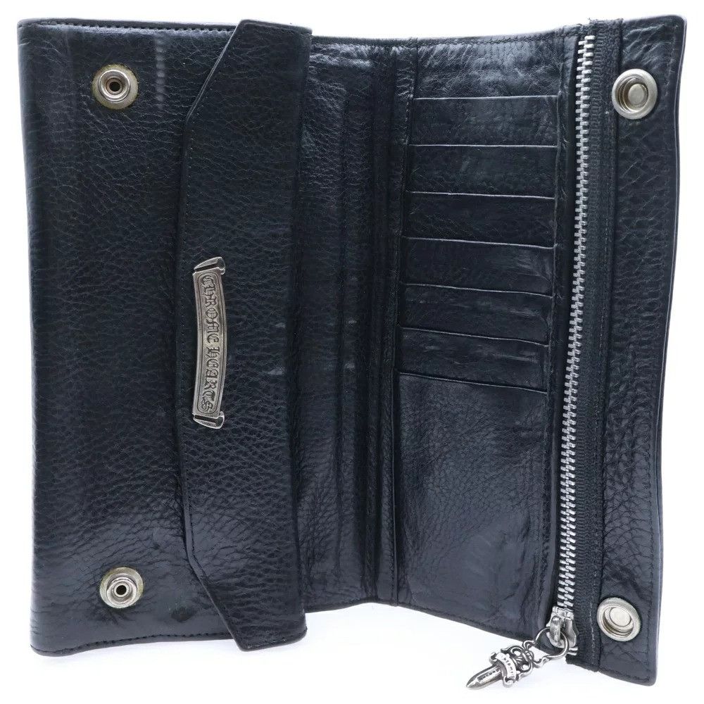 Chrome Hearts CHROME HEARTS CROSS BUTTON LEATHER LONG WALLET Size ONE SIZE - 3 Thumbnail