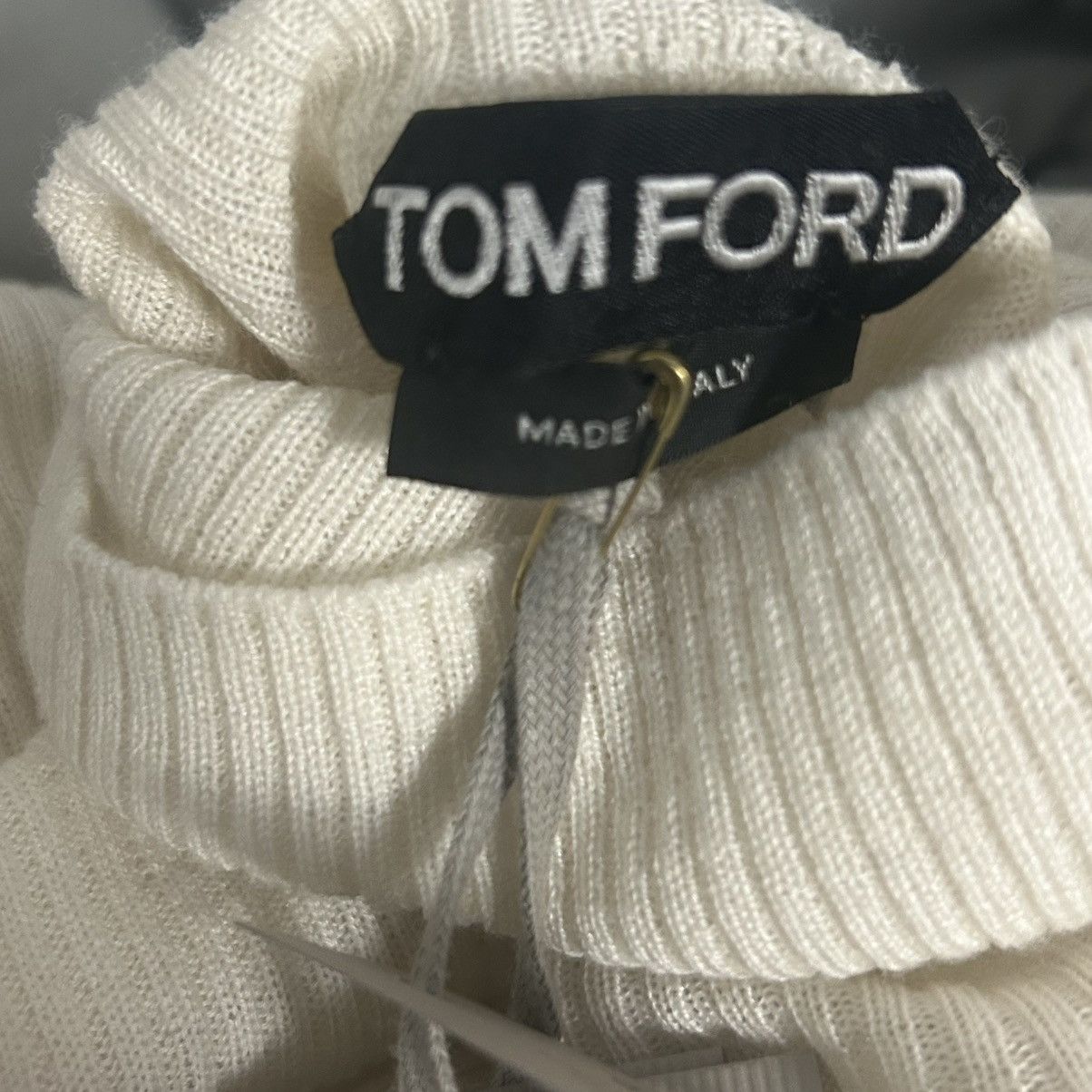 Tom Ford New Tom Ford Wool Silk Cashmere Rib Sweater Size 48US/58EU Size US XXL / EU 58 / 5 - 4 Thumbnail