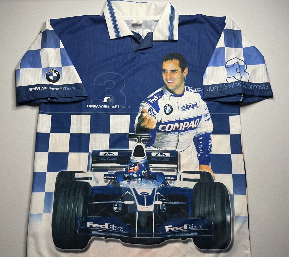 Formula 1 vintage Formula 1 Juan pablo Montoya bmw Racing Polo shirt Size US XXL / EU 58 / 5 - 1 Thumbnail