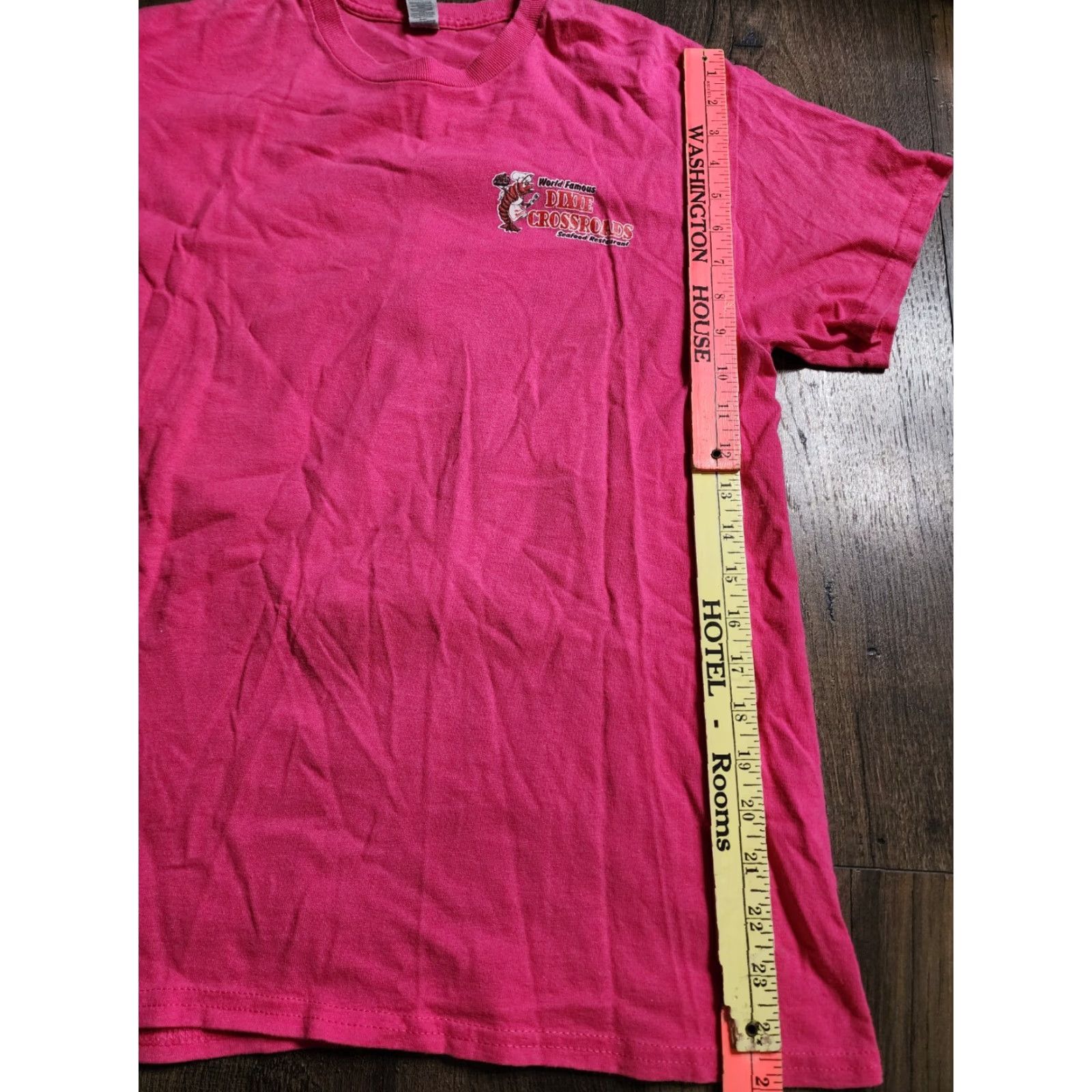 Gildan VINTAGE Gildan Retro T-Shirt M Pink Florida Space Rocket Rocketeer Unisex Adult Size US M / EU 48-50 / 2 - 2 Thumbnail